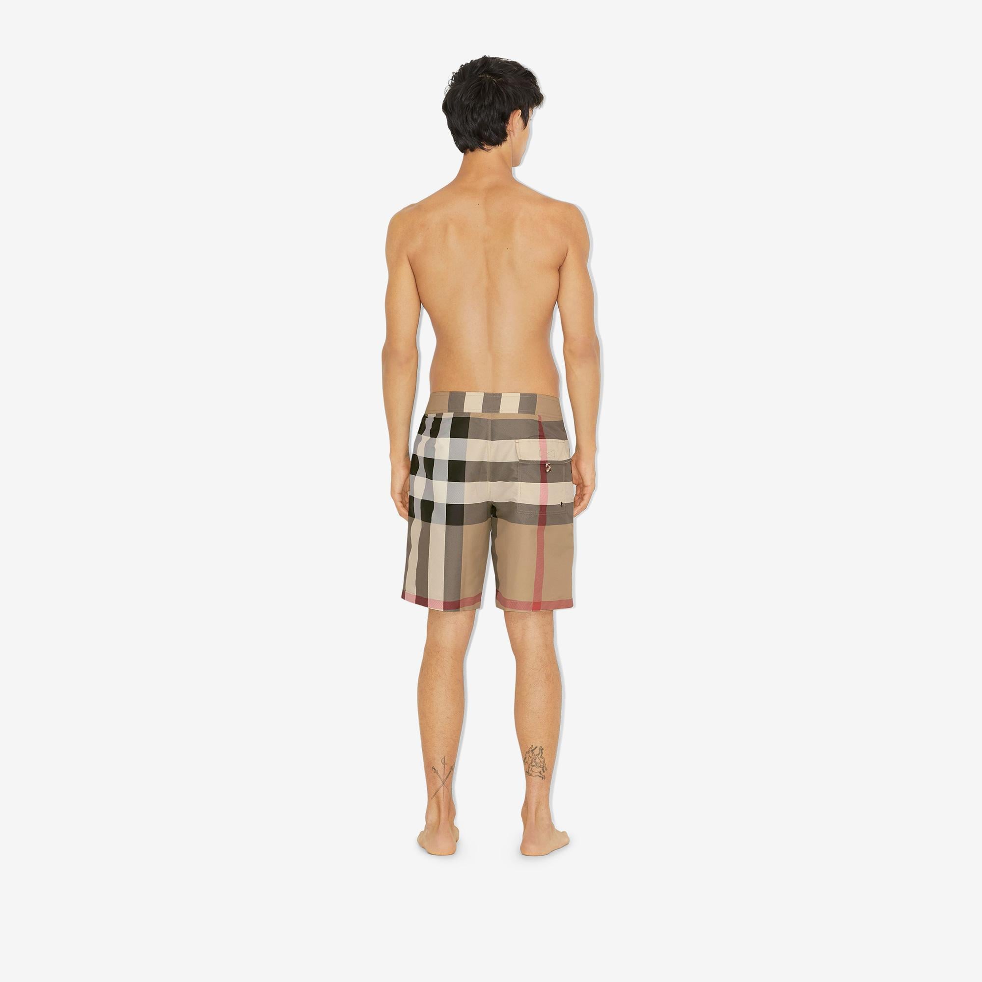 Burberry Breton Erkek Bej Deniz Şortu