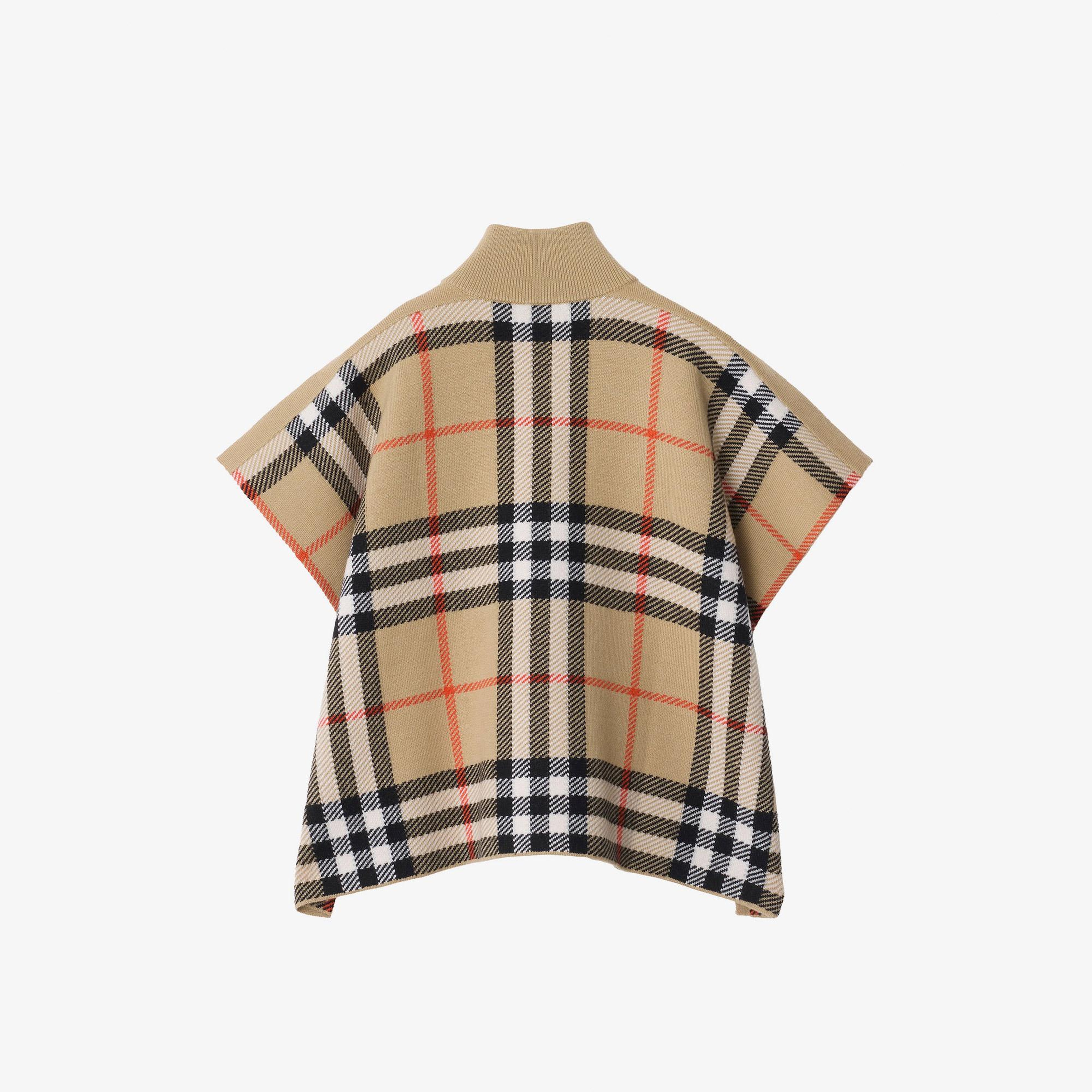 Burberry Isobel Check Çocuk Bej Ceket
