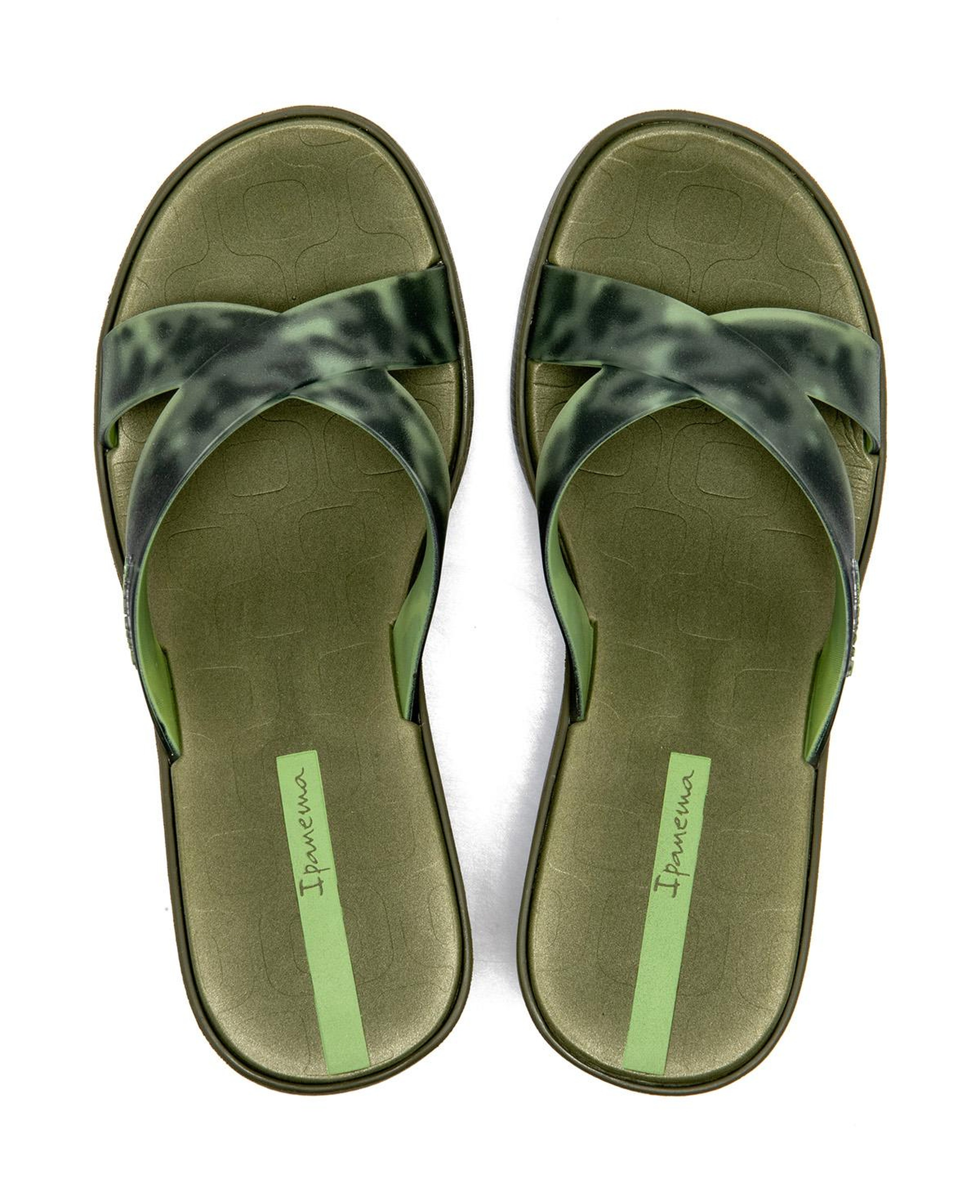 High Fashion Slide Kadın Terlik Yeşil 35/40