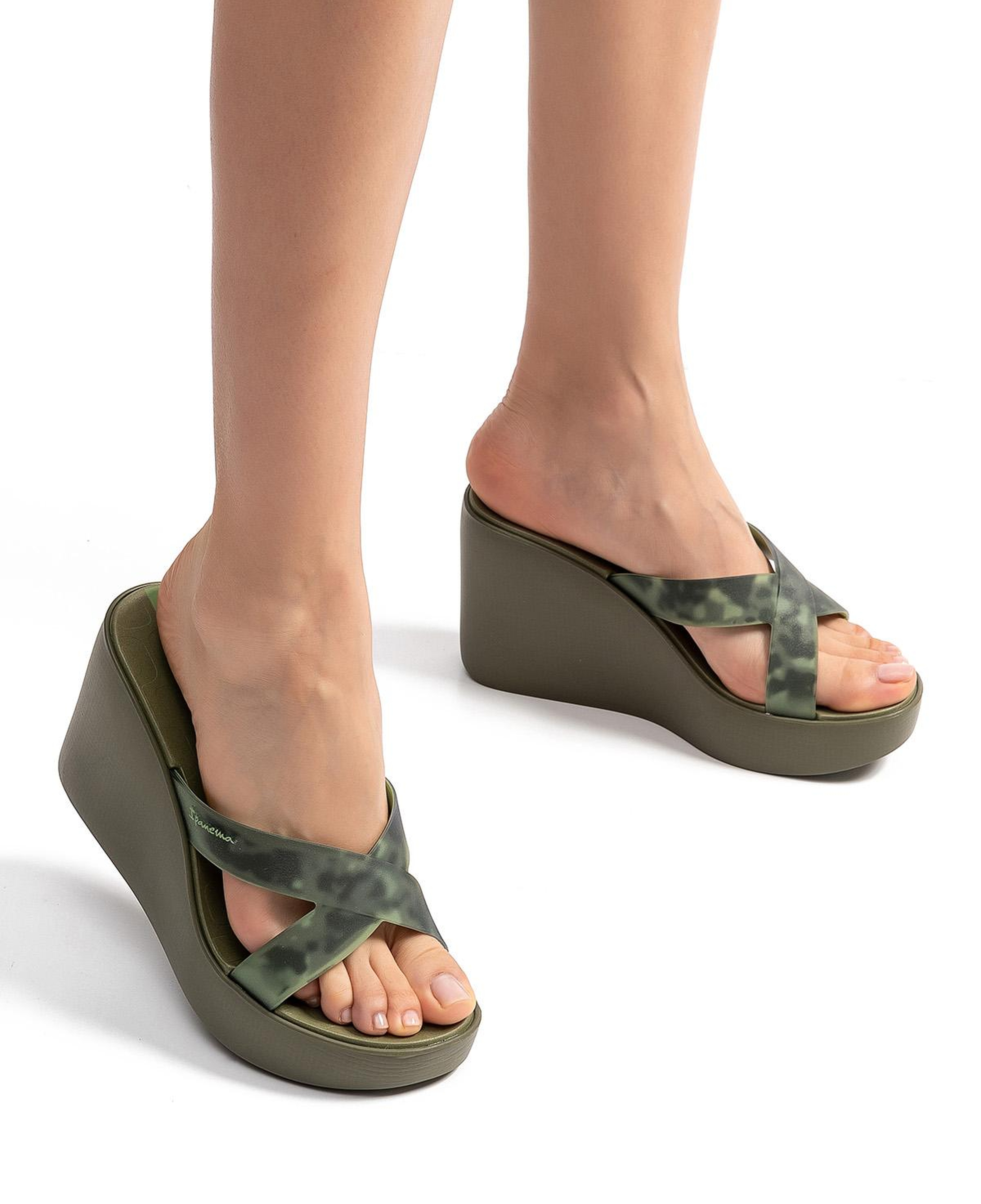 High Fashion Slide Kadın Terlik Yeşil 35/40