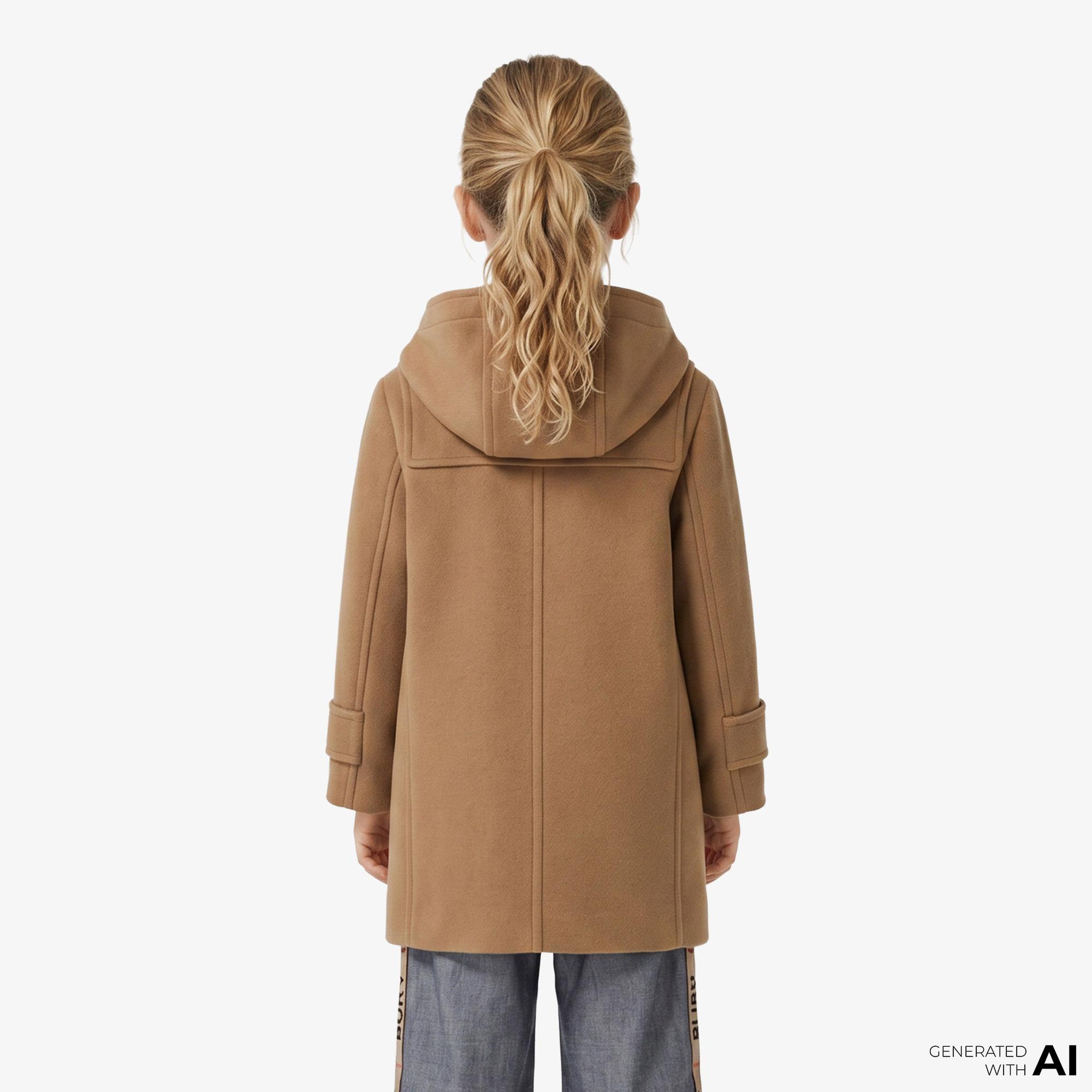 Burberry Edward Çocuk Bej Kaban