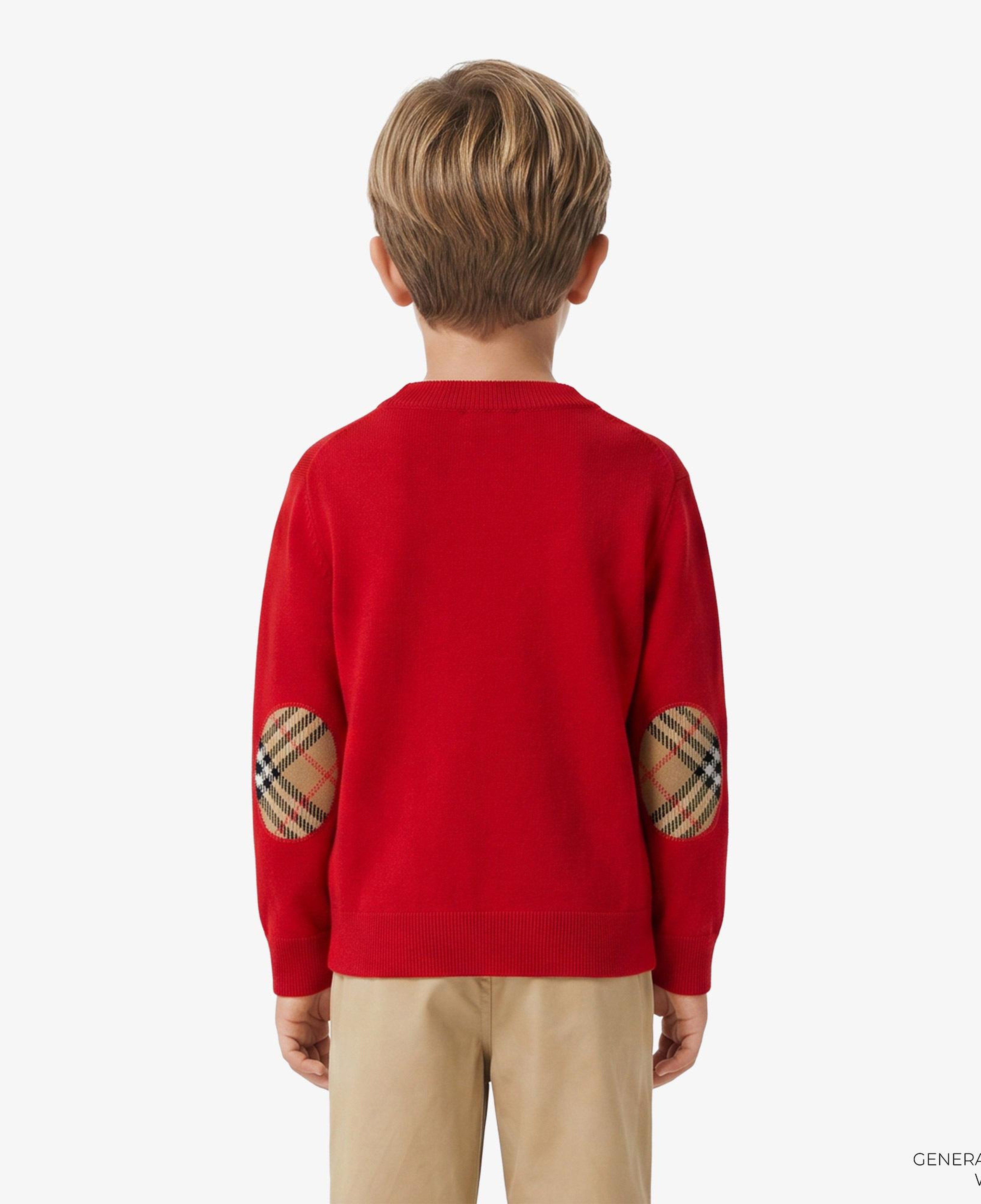 Burberry Bryce Çocuk Kırmızı Triko