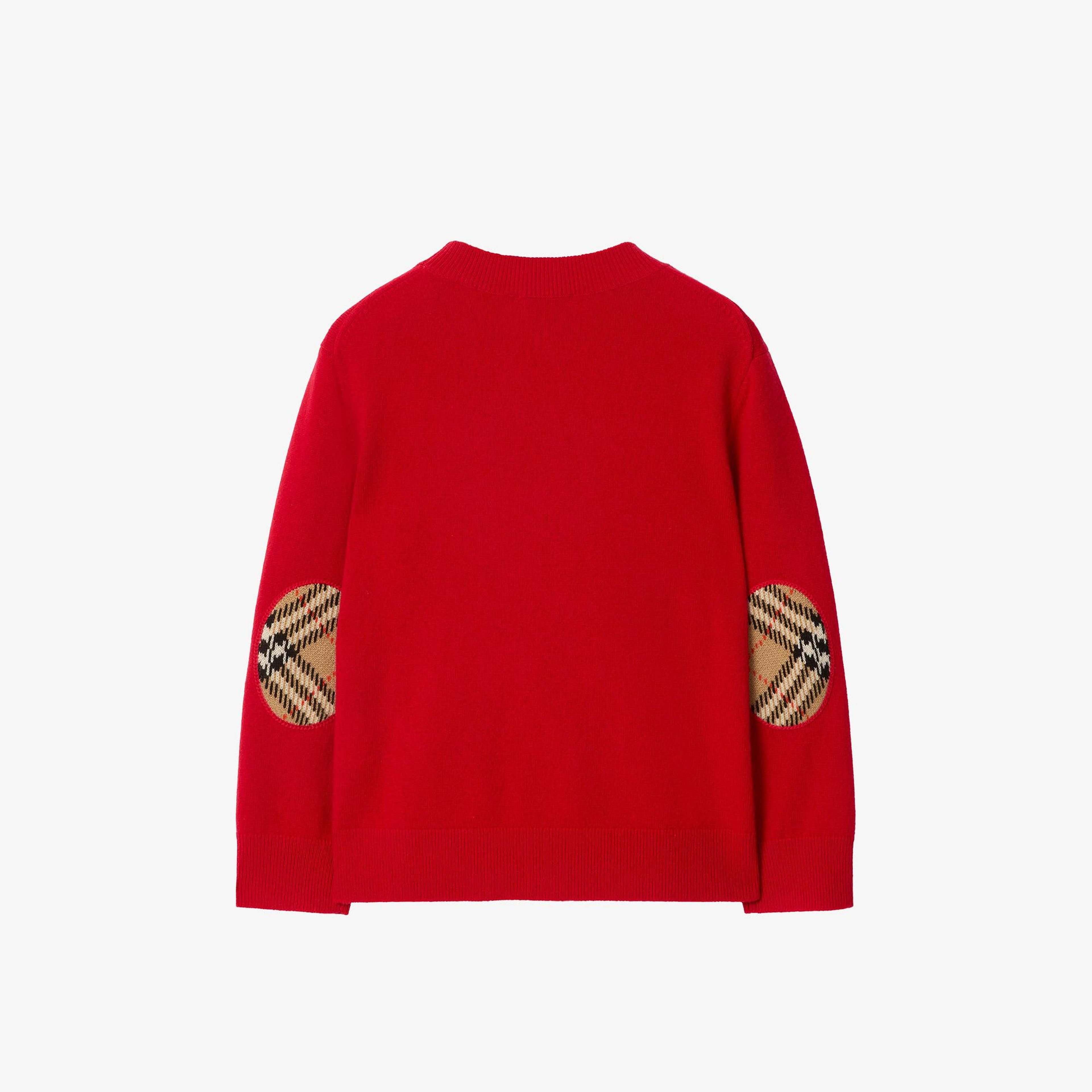 Burberry Bryce Çocuk Kırmızı Triko