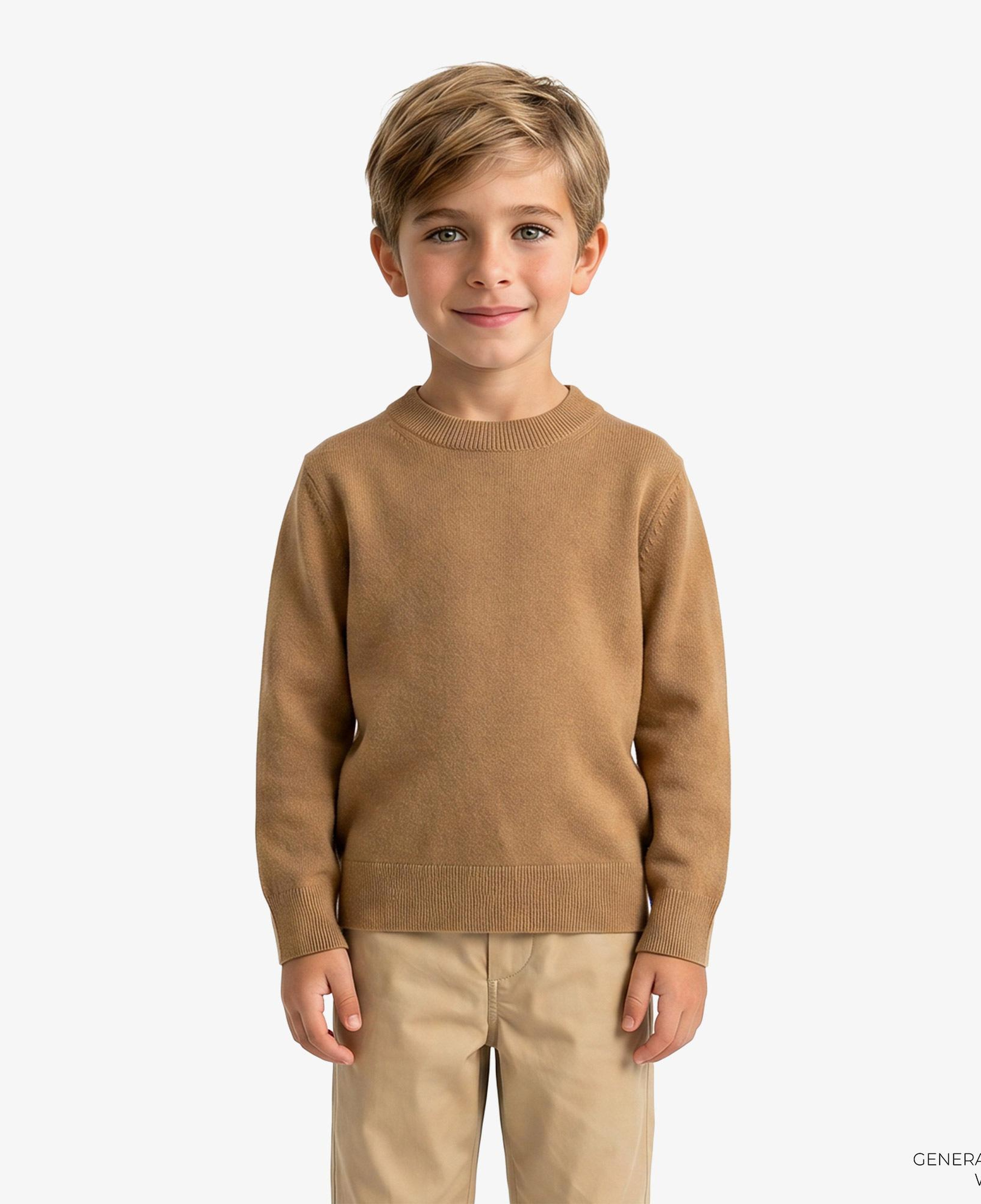 Burberry Bryce Çocuk Bej Triko