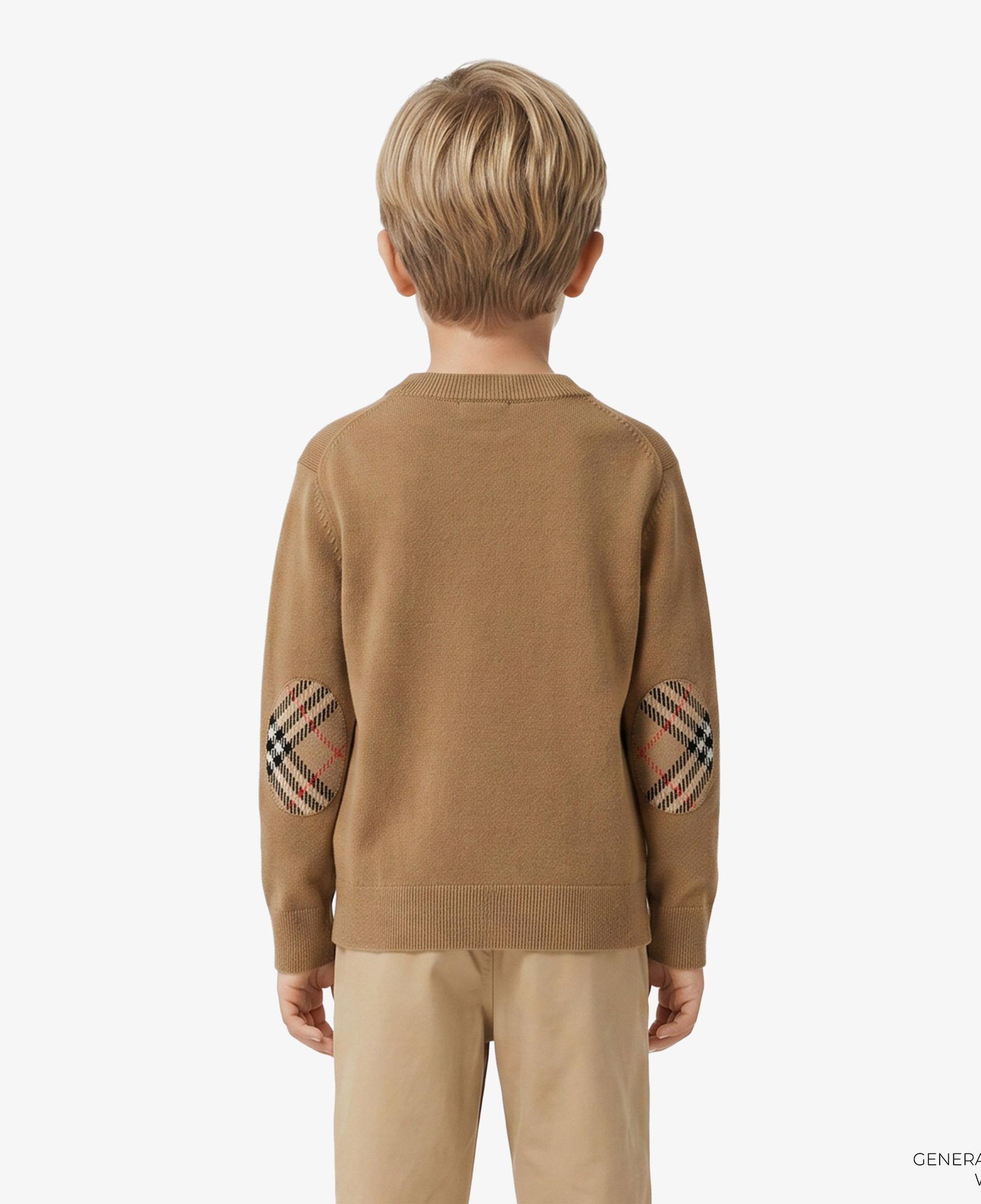 Burberry Bryce Çocuk Bej Triko