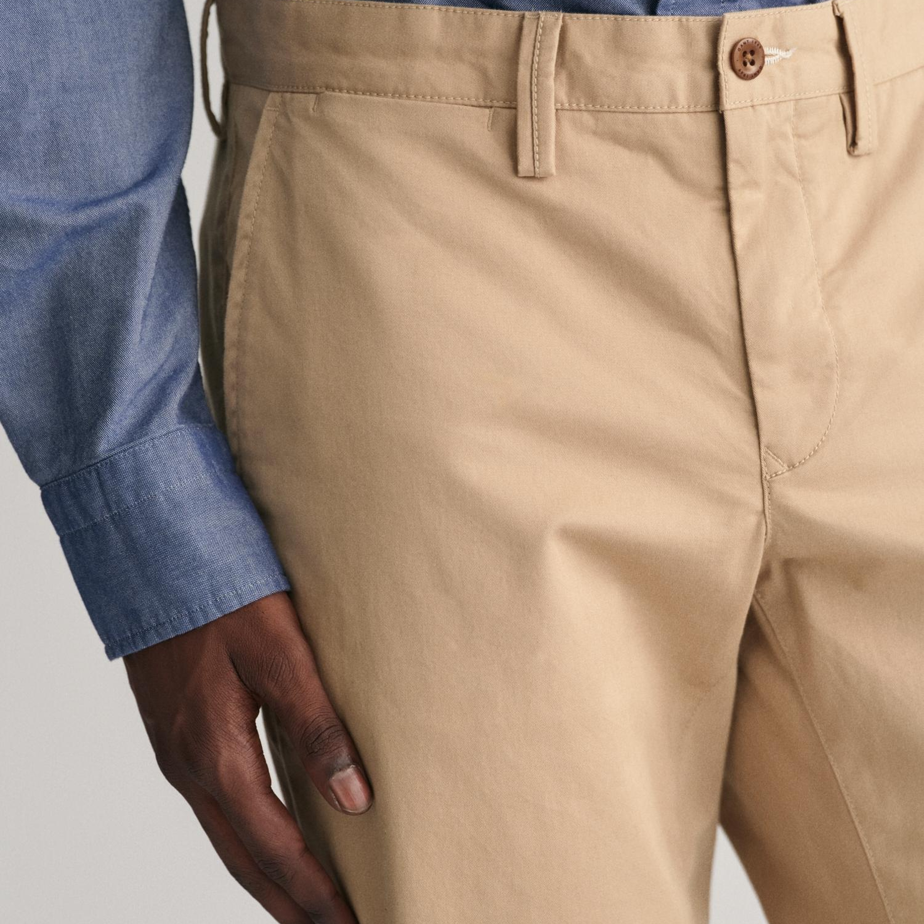 GANT Erkek Bej Slim Fit Chino Pantolon