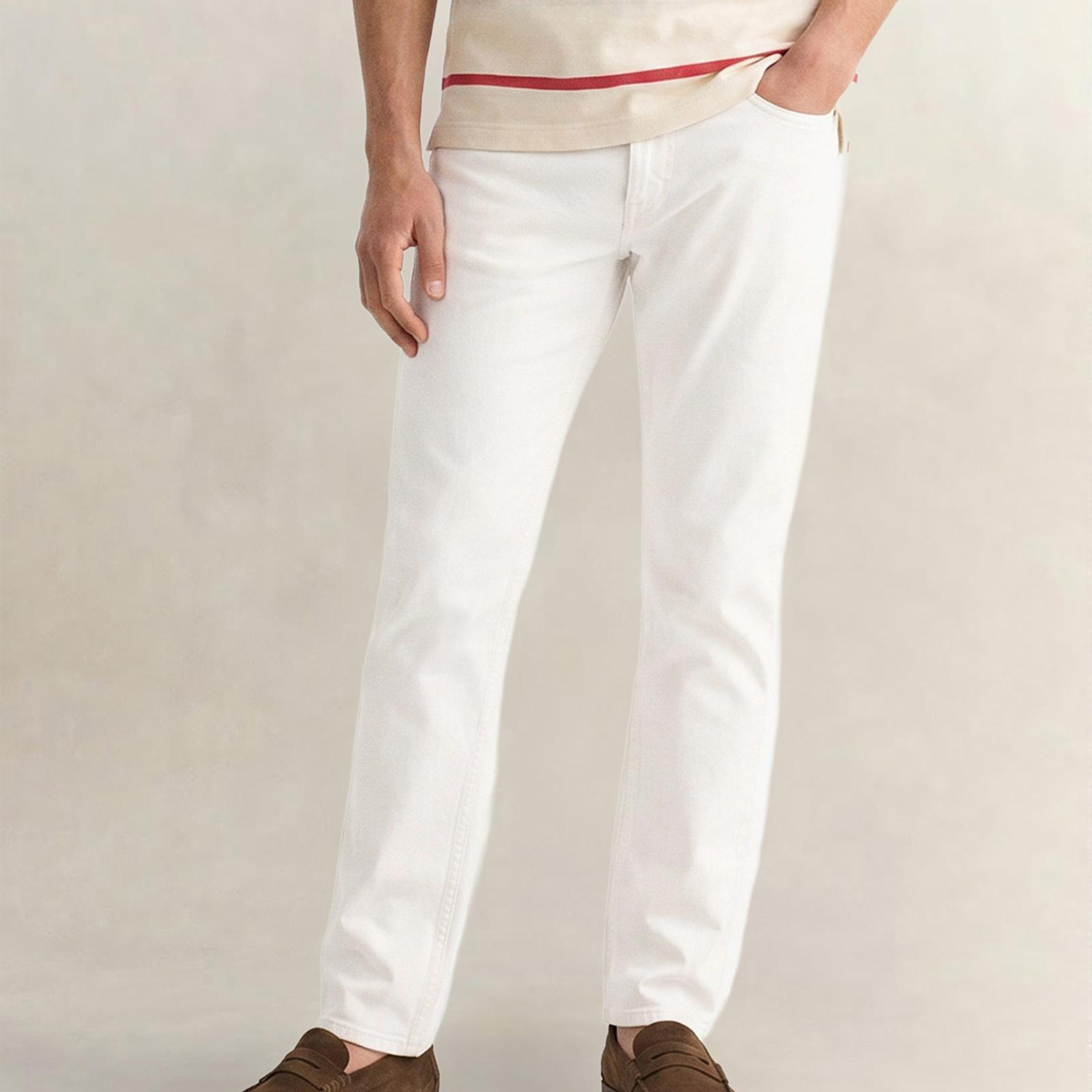 GANT Erkek Bej Slim Fit Jean