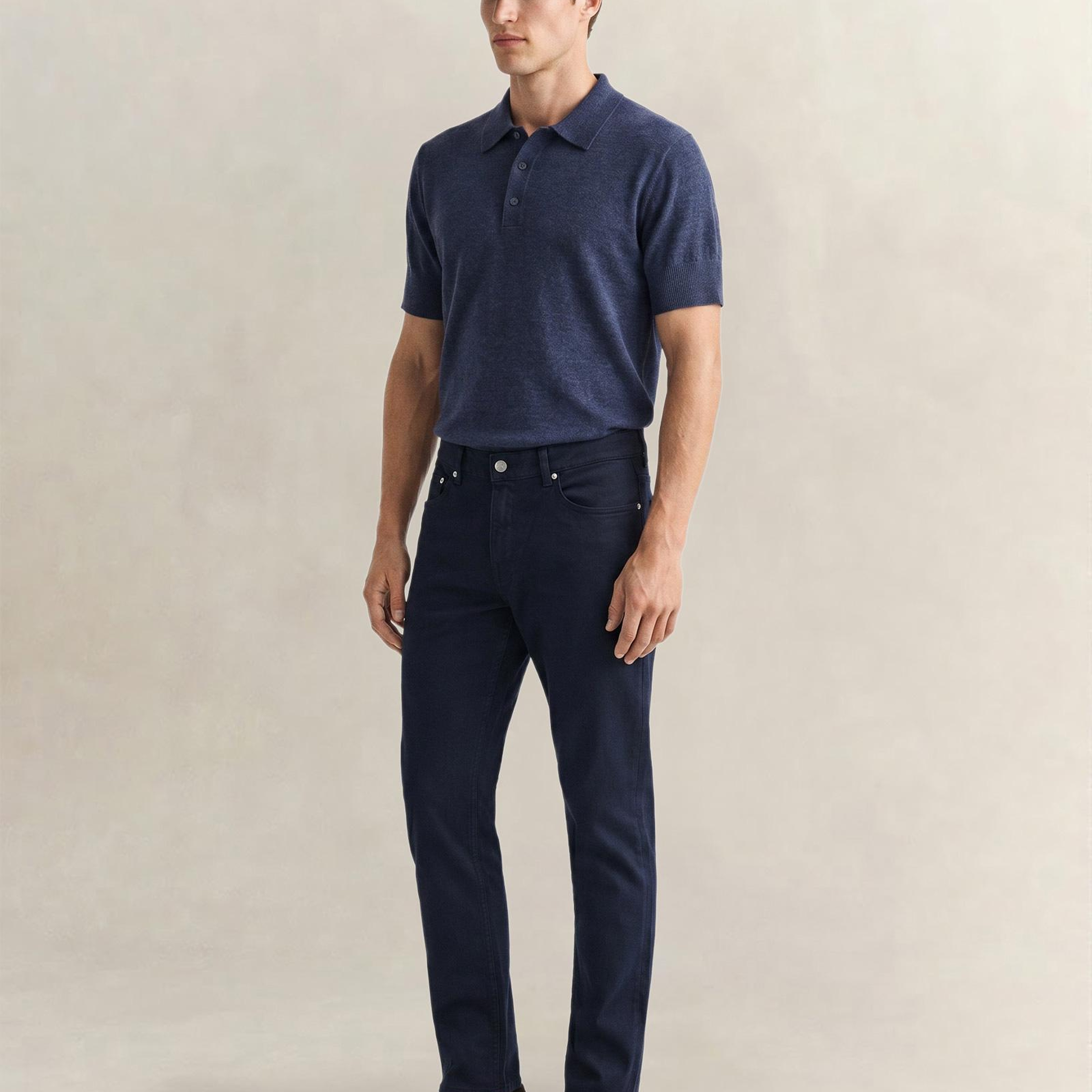 GANT Erkek Lacivert Slim Fit Jean