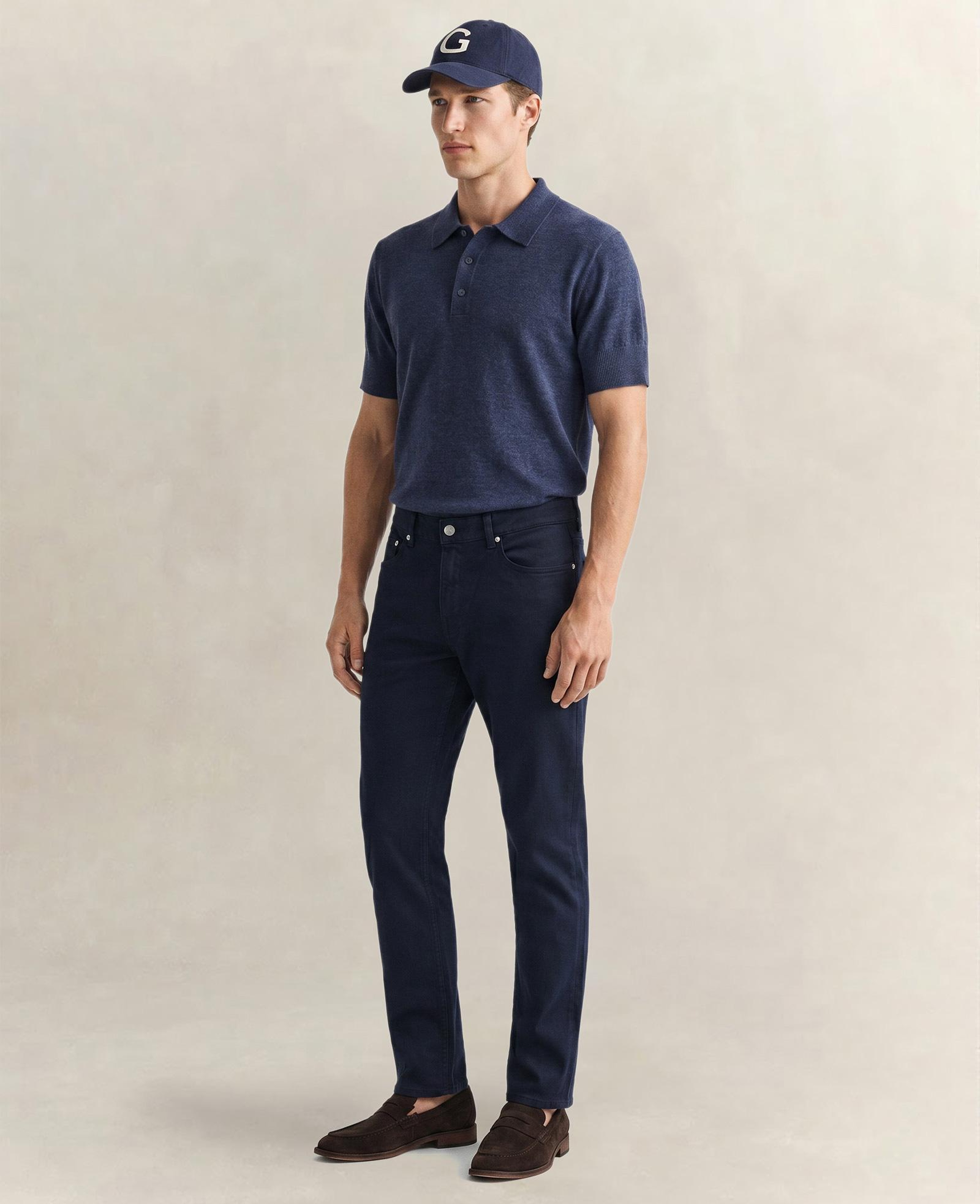 GANT Erkek Lacivert Slim Fit Jean