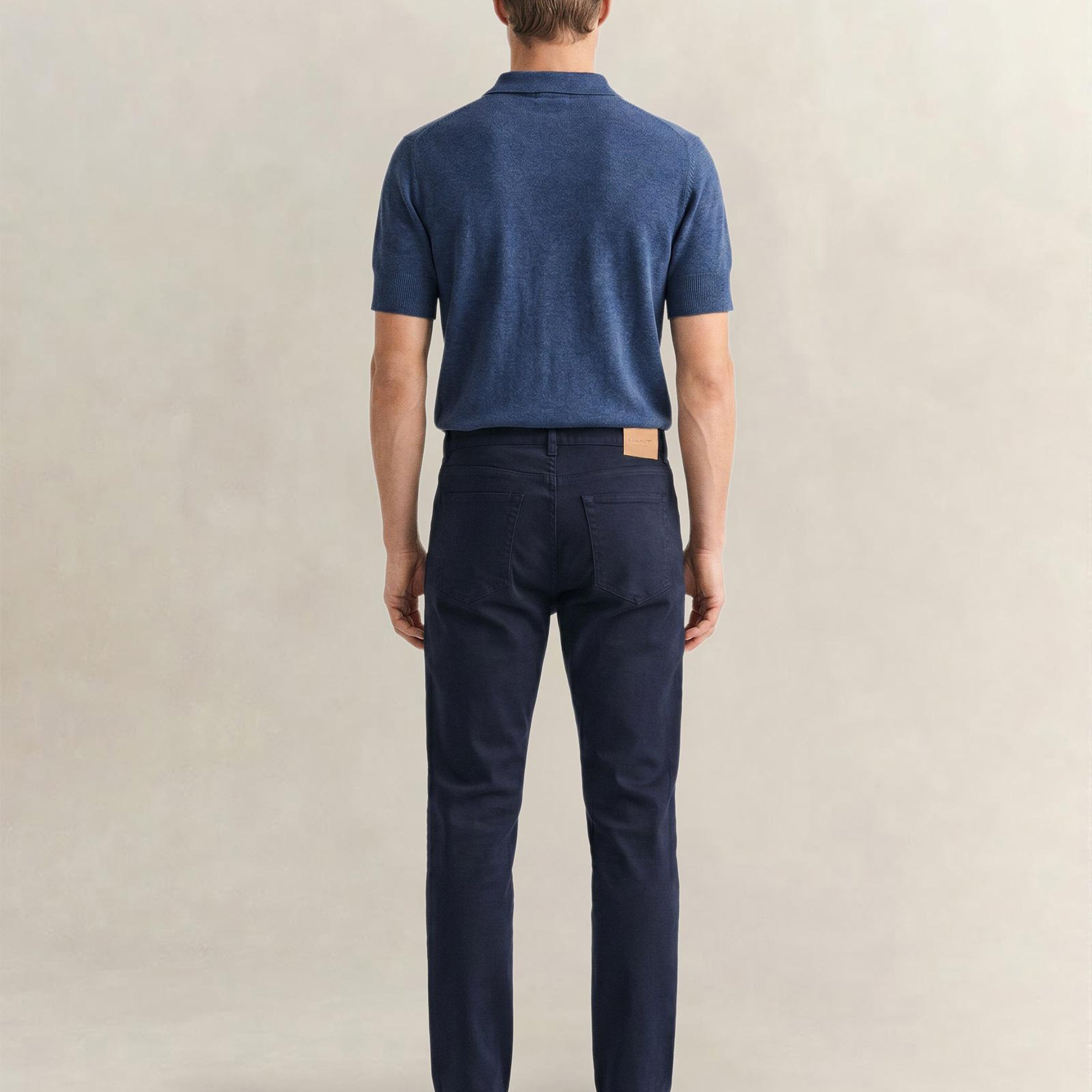 GANT Erkek Lacivert Slim Fit Jean