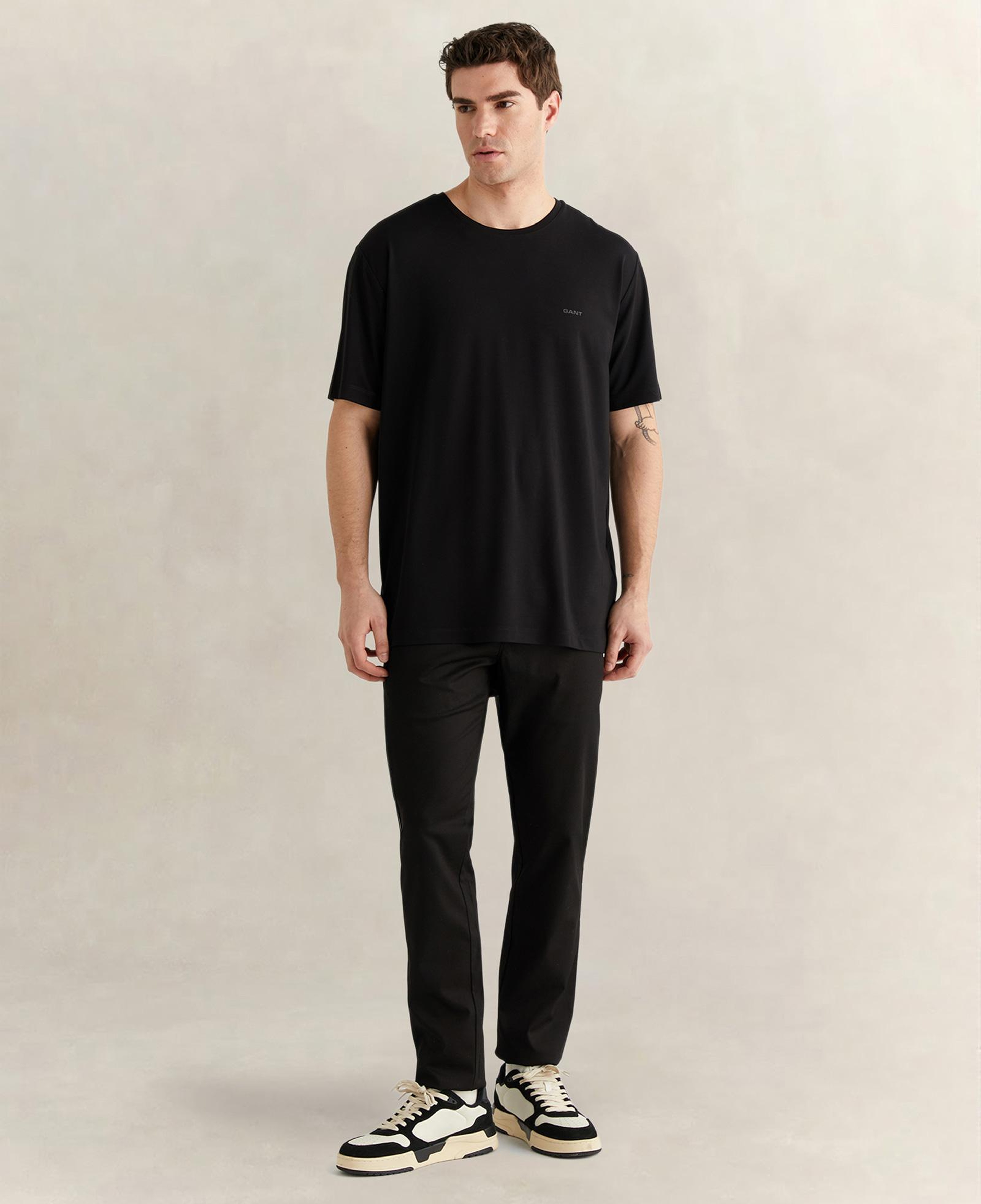 GANT Erkek Siyah Slim Fit Pantolon