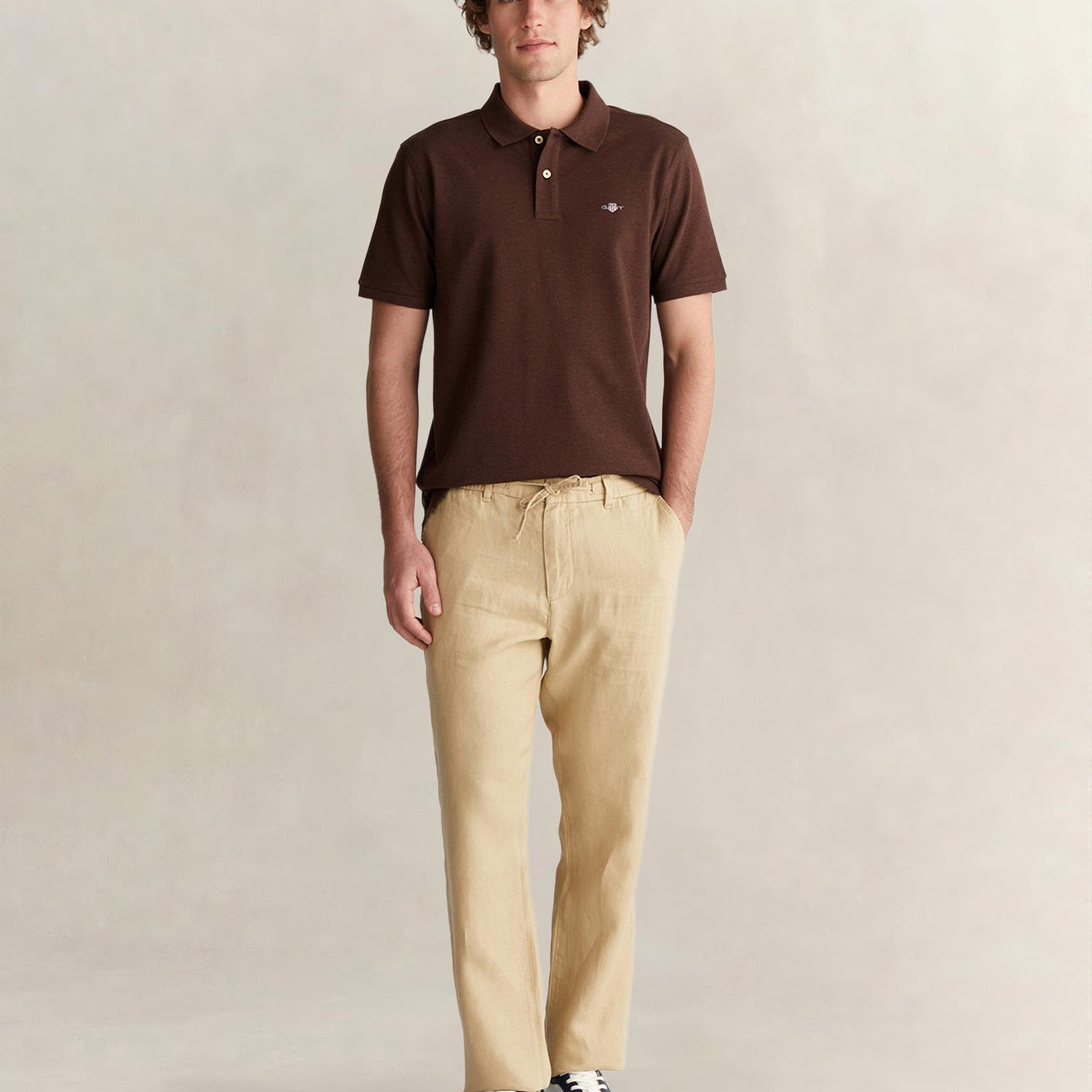 GANT Erkek Bej Regular Fit Pantolon