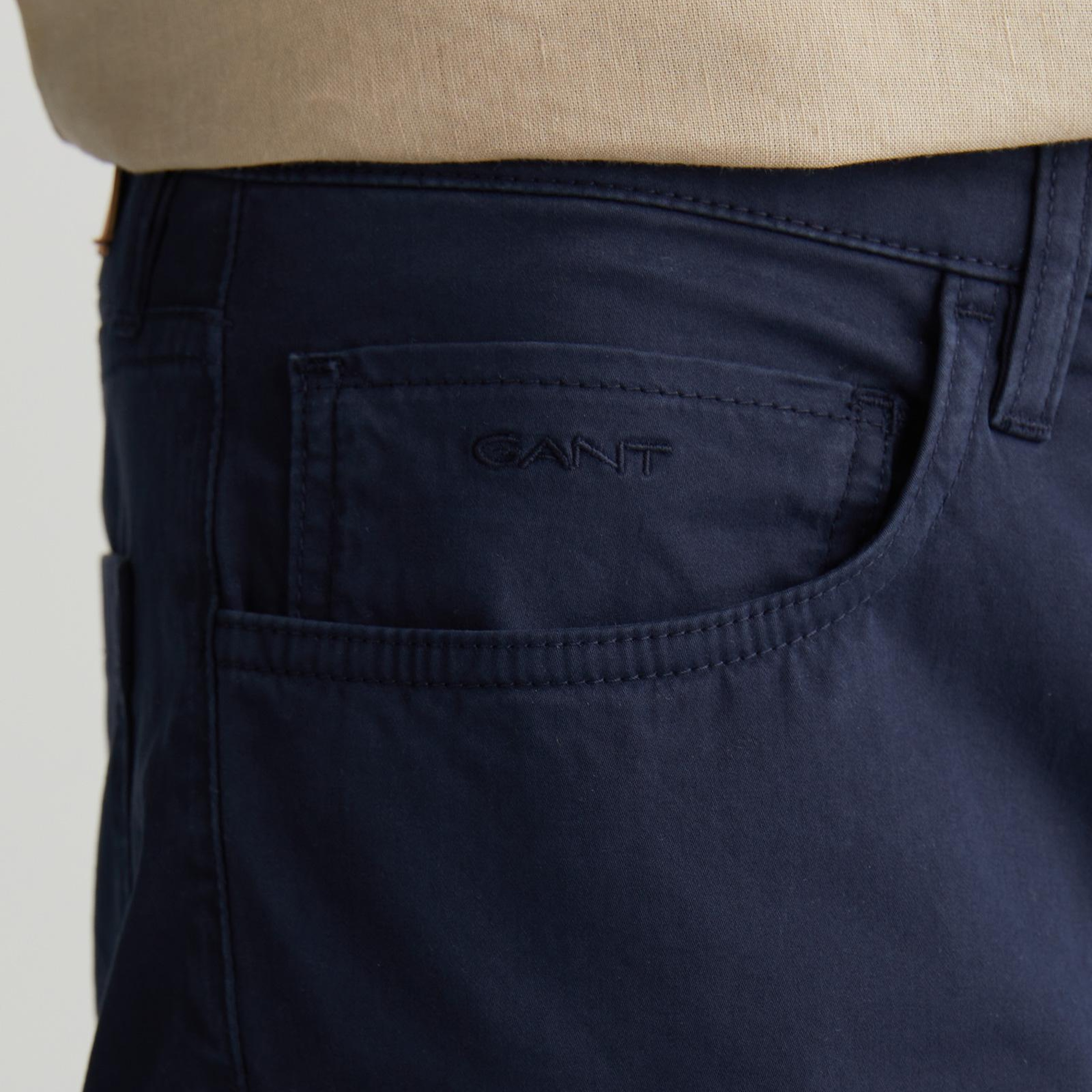 GANT Erkek Lacivert Regular Fit Pantolon