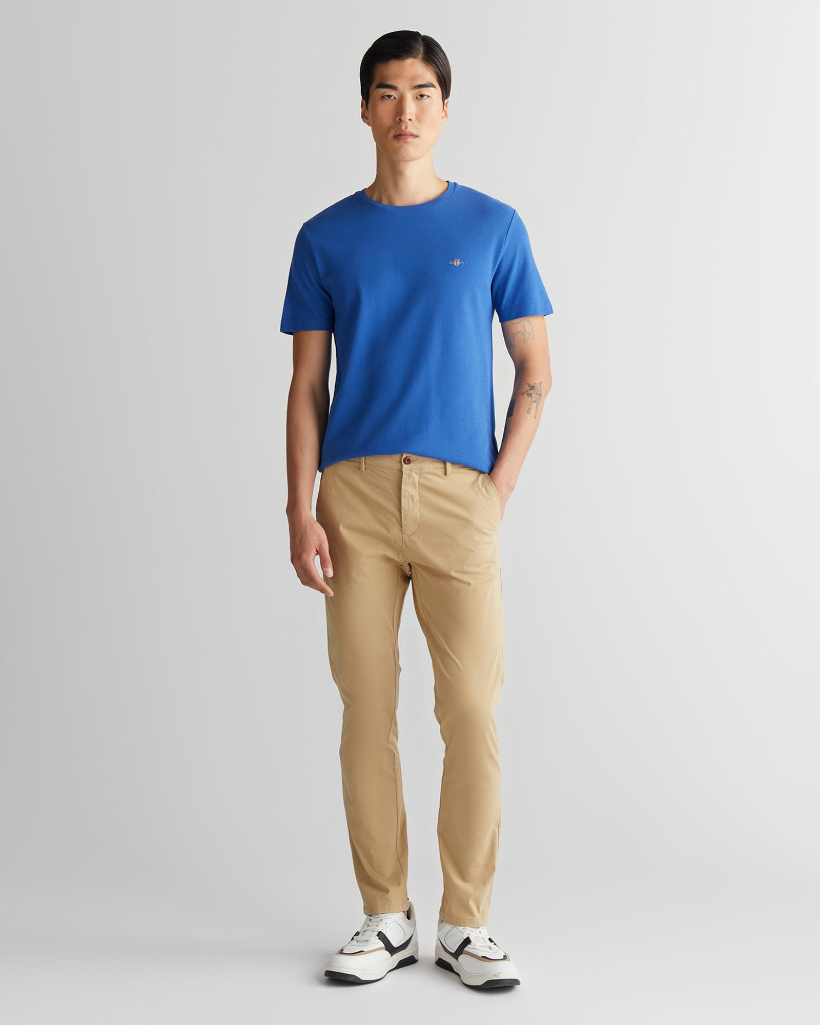 GANT Erkek Bej Slim Fit Pantolon