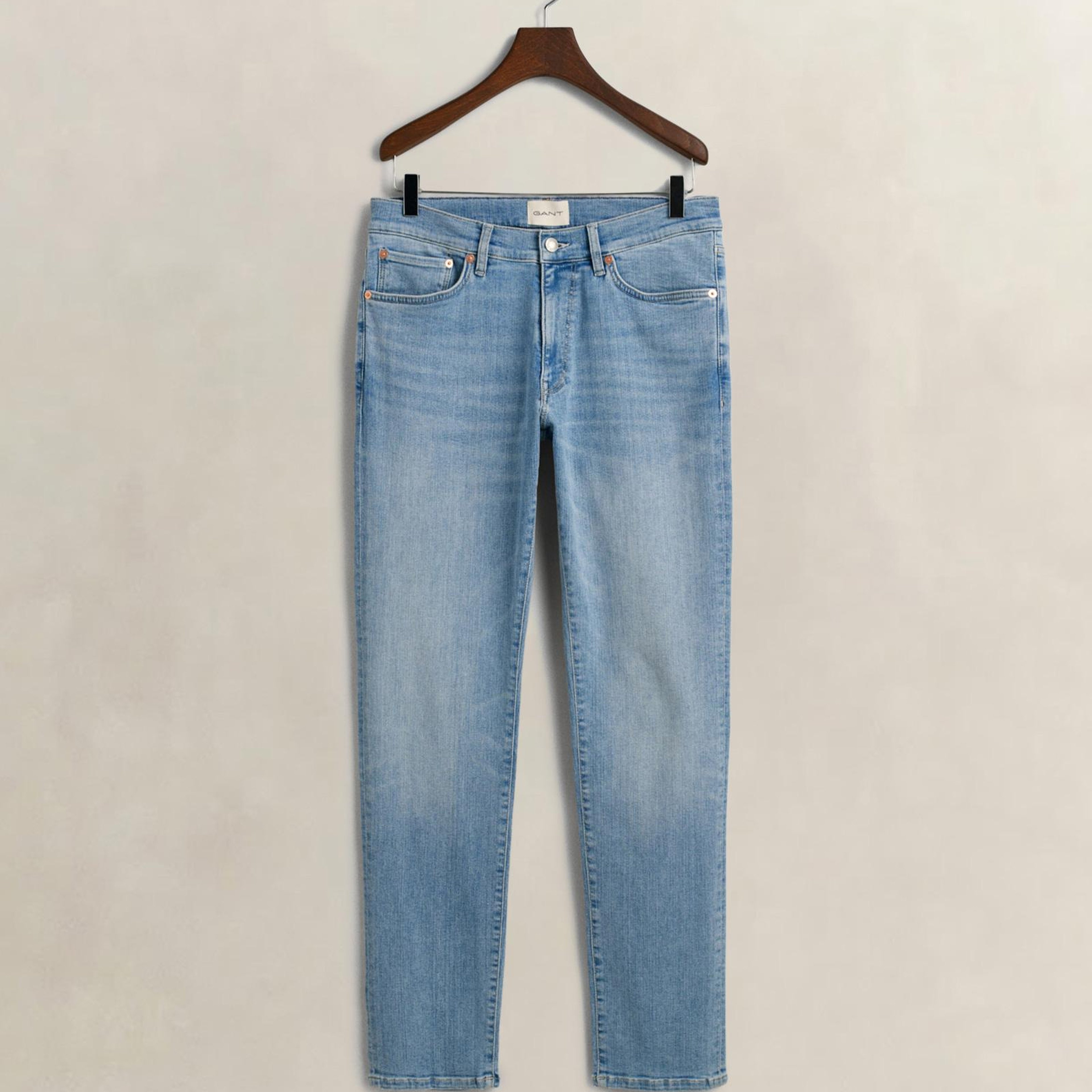 GANT Erkek Mavi Extra Slim Fit Jean Pantolon