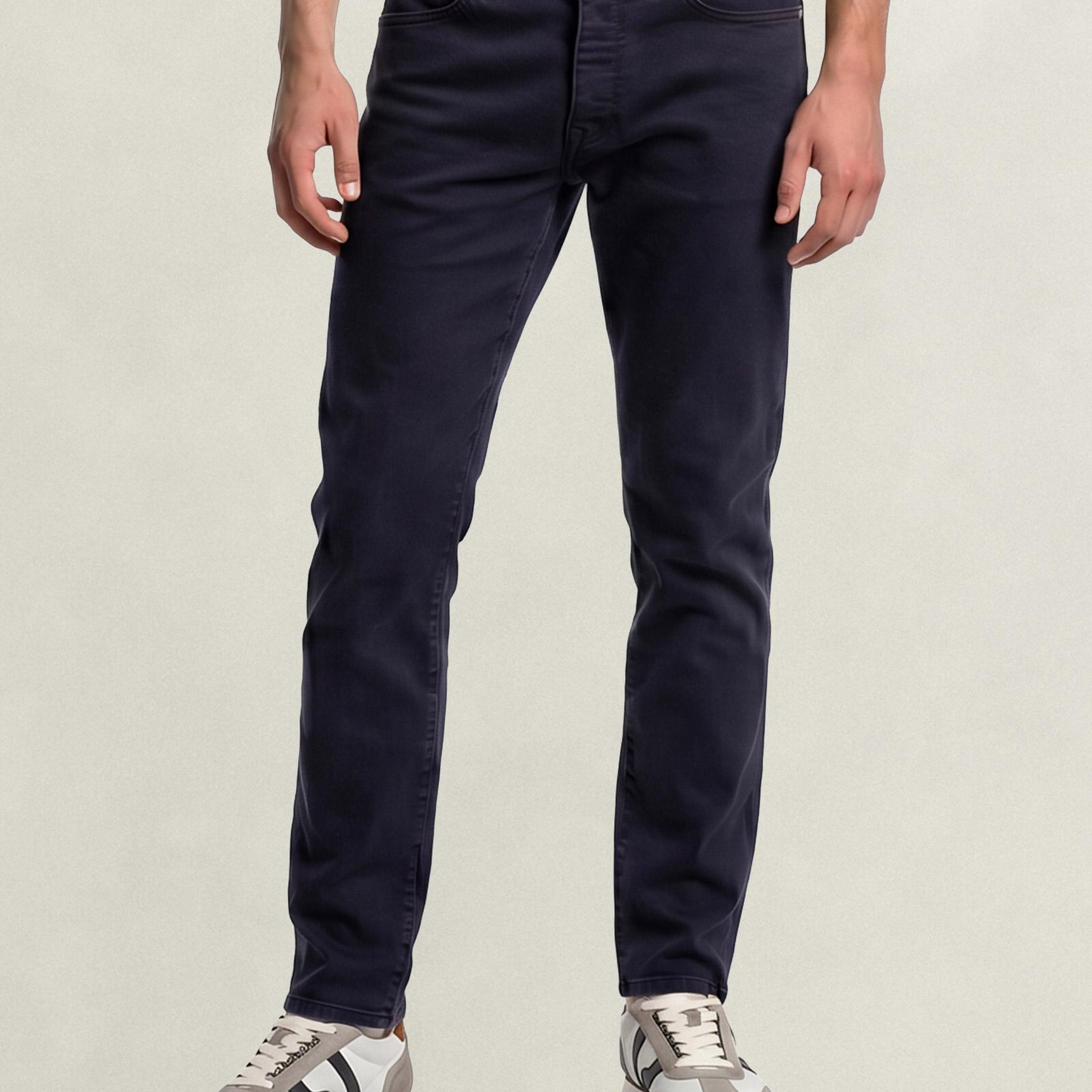 Gant Erkek Lacivert Extra Slim Fit Jean Pantolon