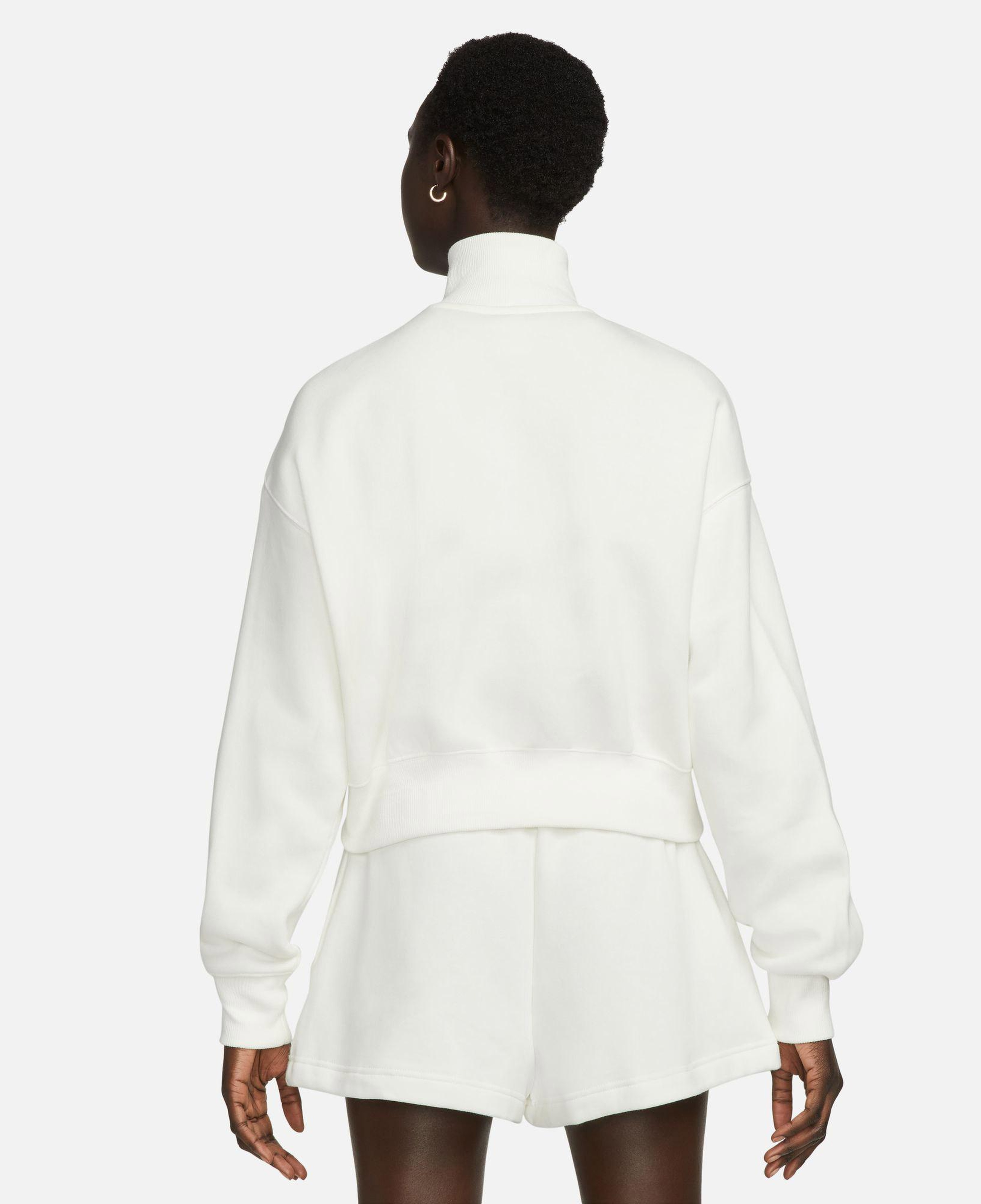 Nike Sportswear Phoenix Fleece Crop Kadın Beyaz Sweatshirt