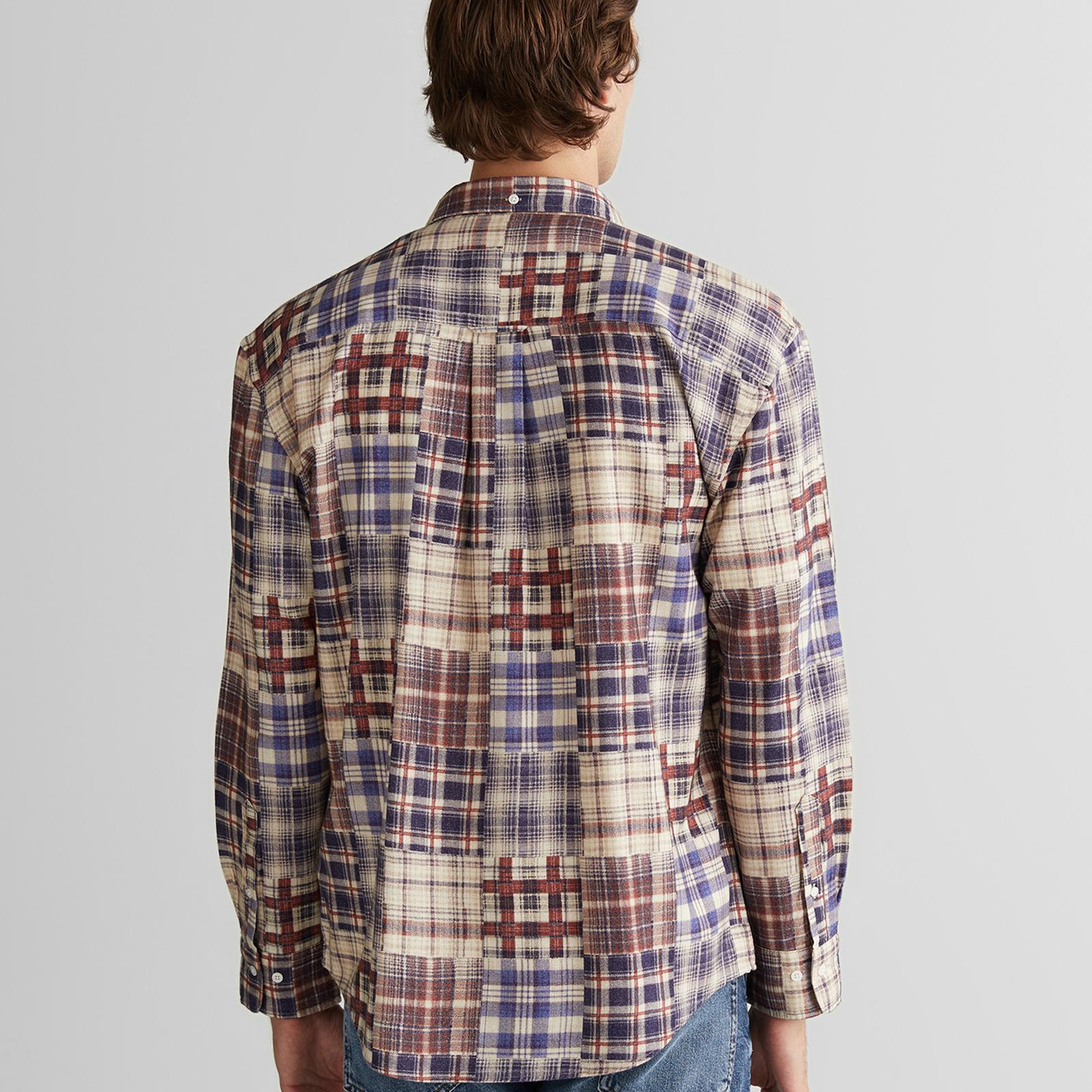 GANT Erkek Bordo Relaxed Fit  Gömlek