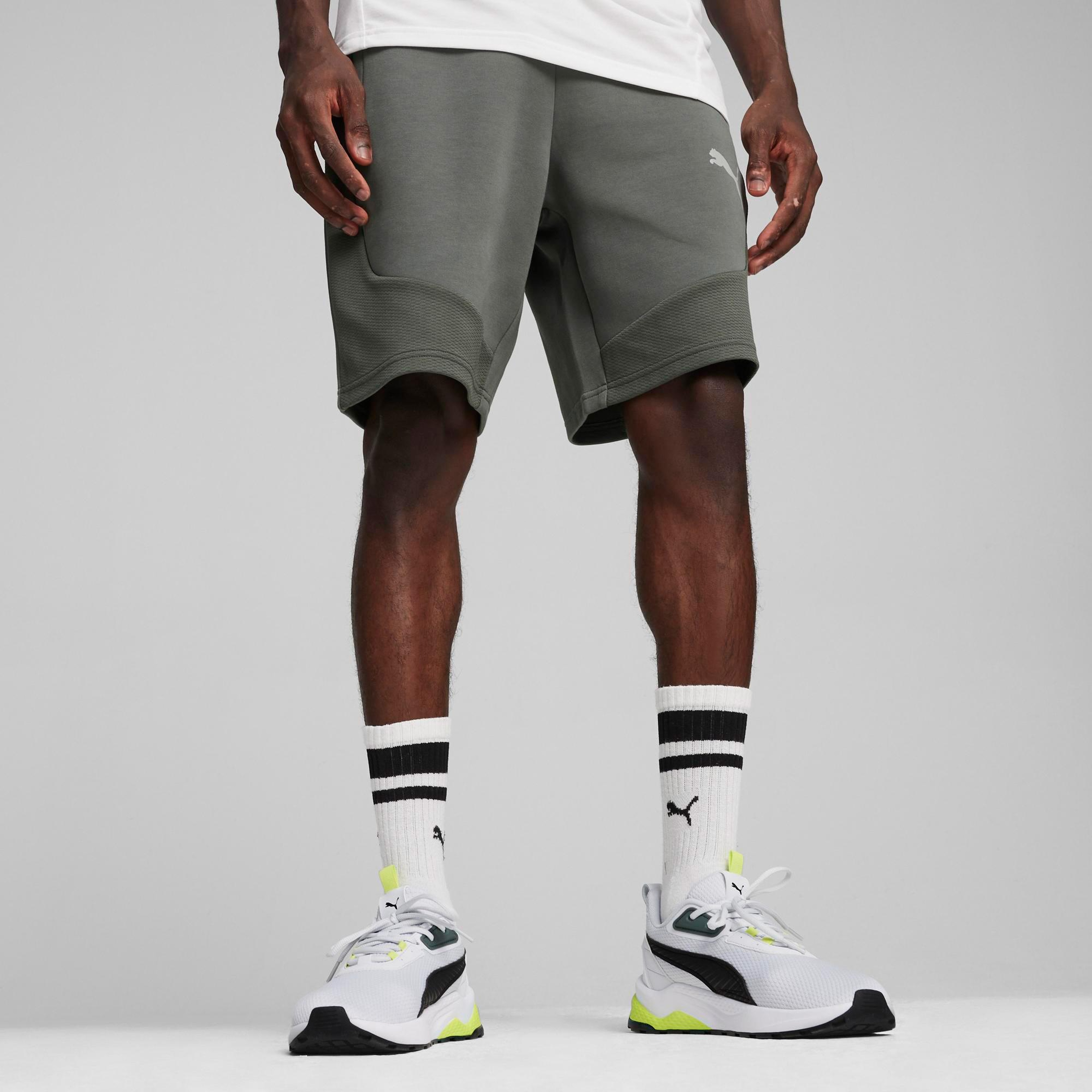 Puma Evostripe Unisex Gri Şort