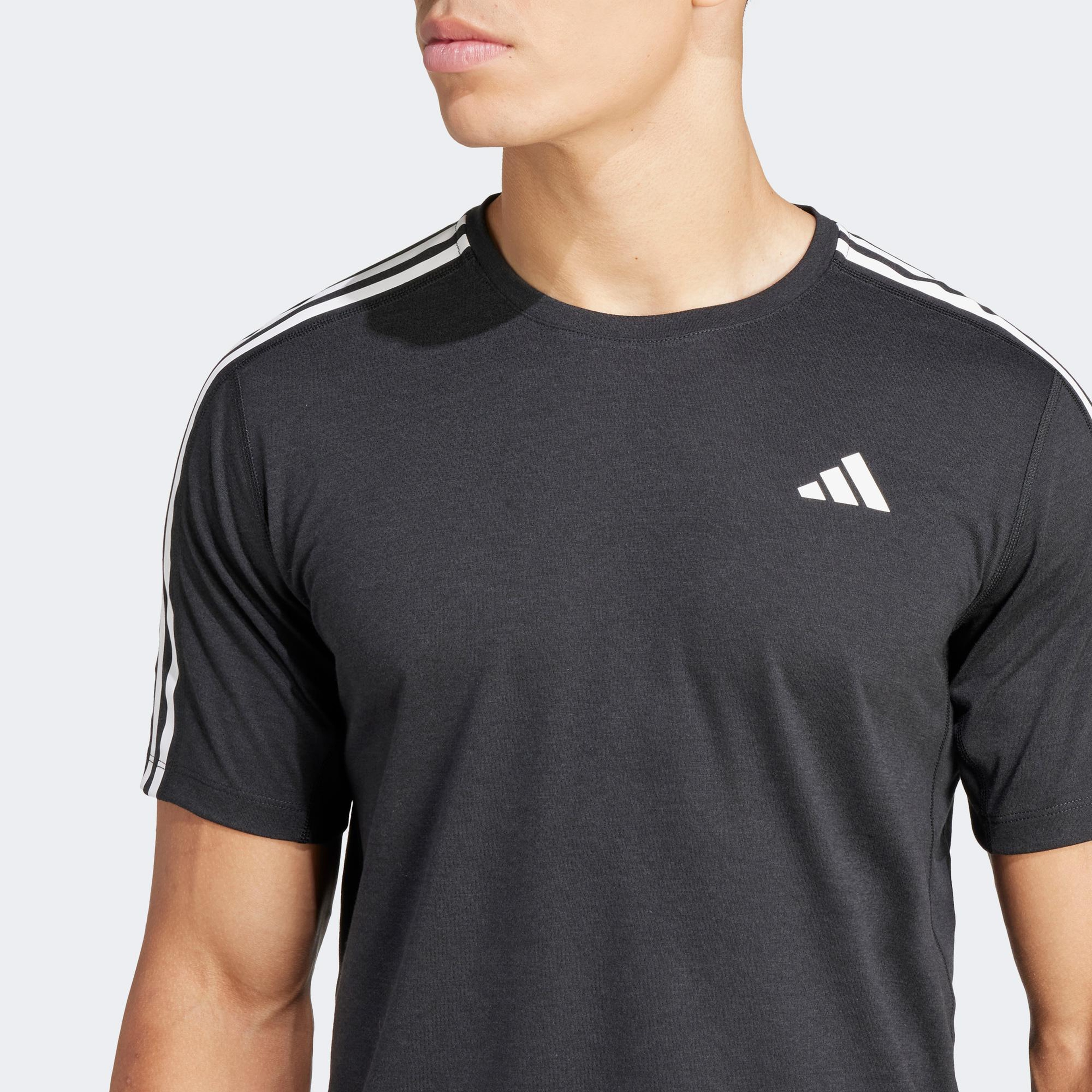 adidas Otr E 3S Erkek Siyah Koşu T-Shirt