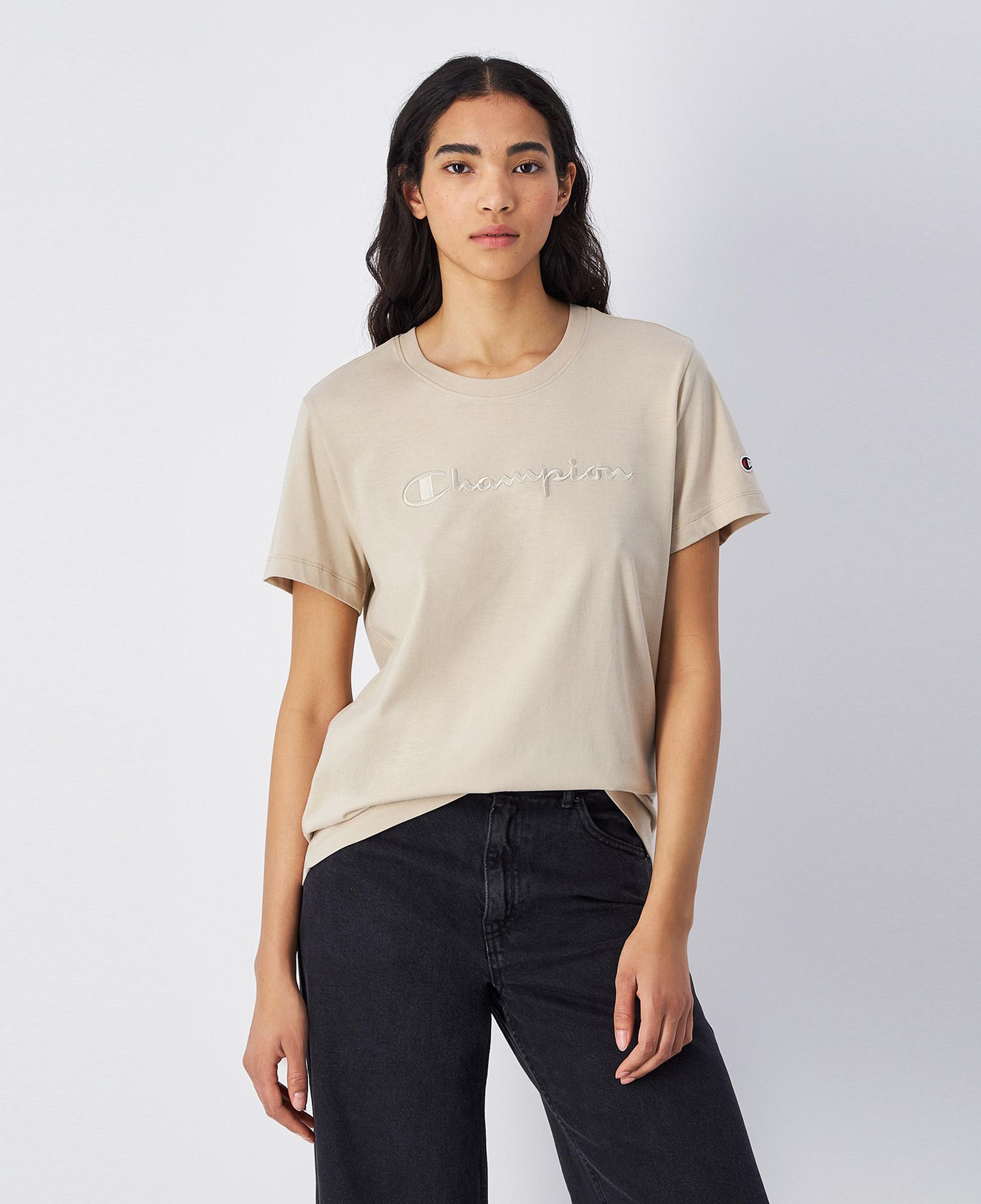 Champion Kadın Bej T-Shirt