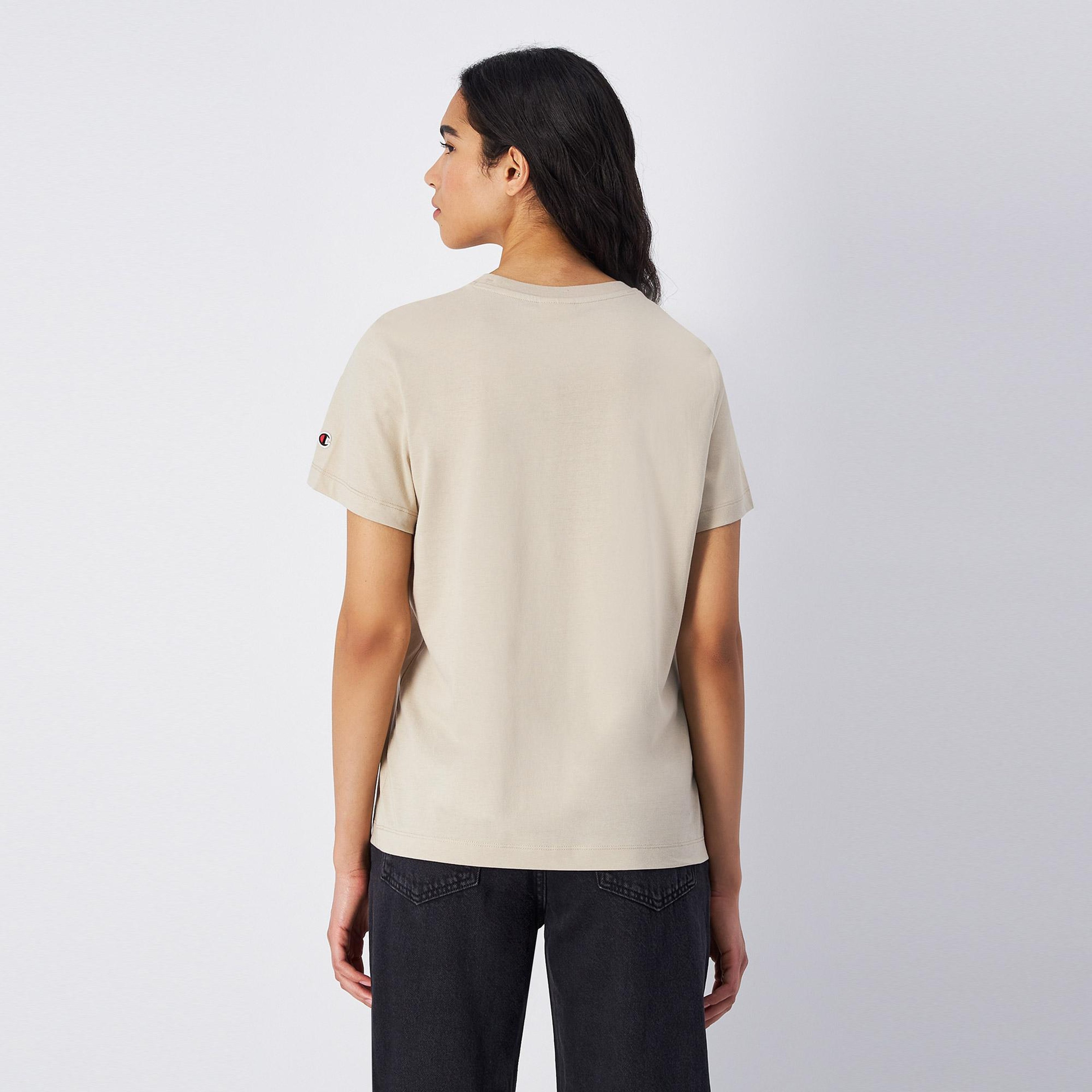 Champion Kadın Bej T-Shirt