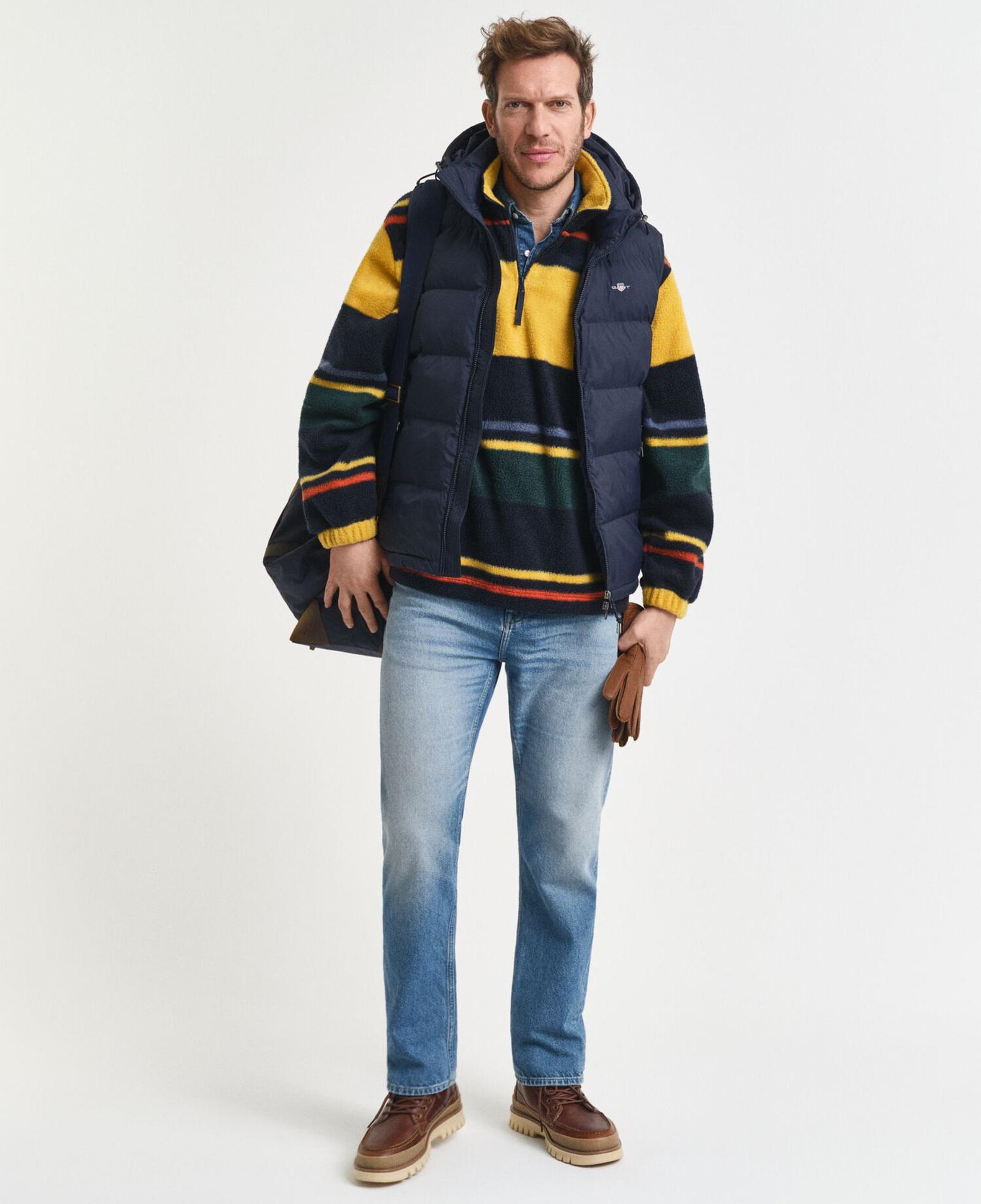 GANT Erkek Lacivert Regular Fit Fermuarlı Yelek