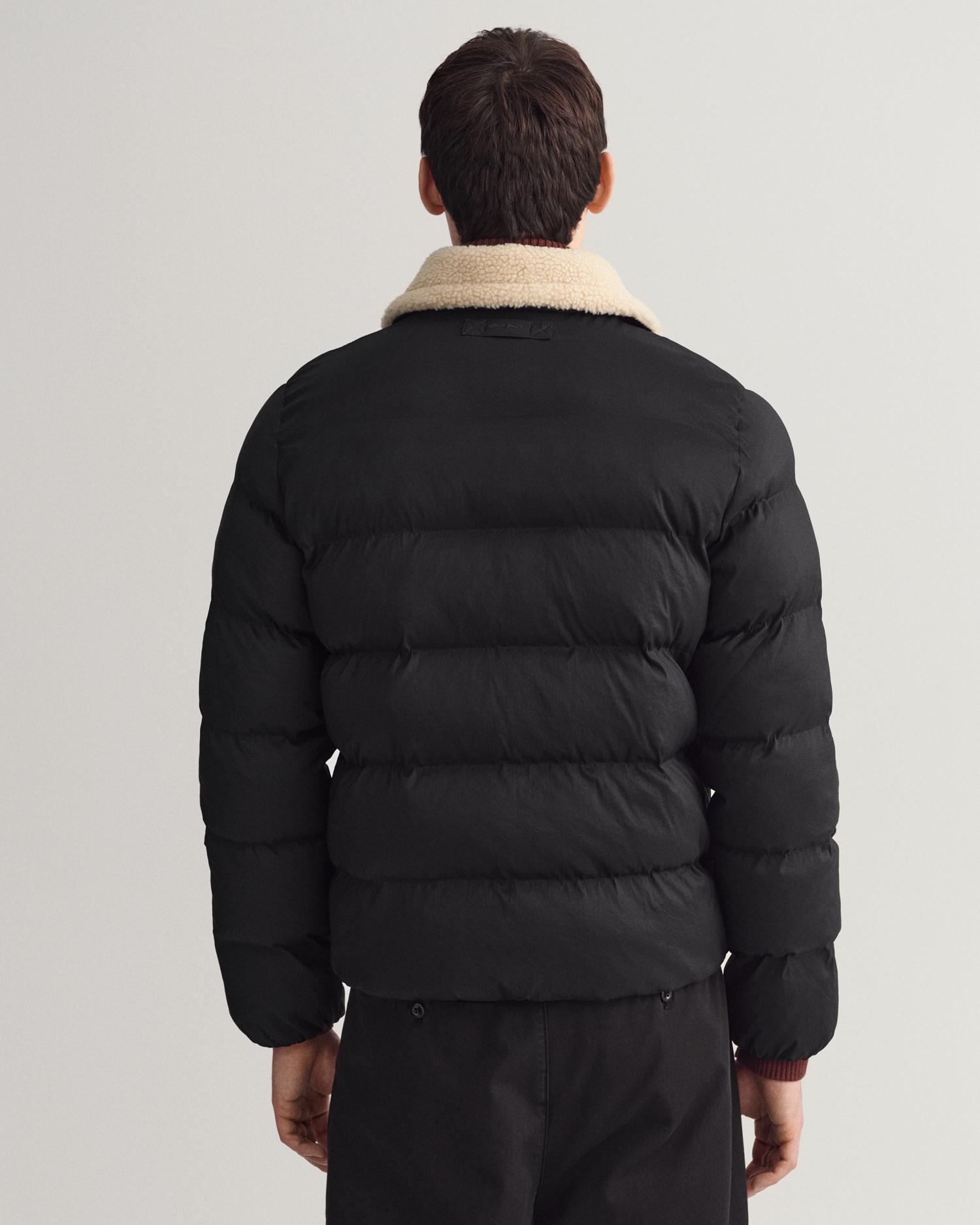 Gant Erkek Siyah Regular Fit Fermuarlı Mont