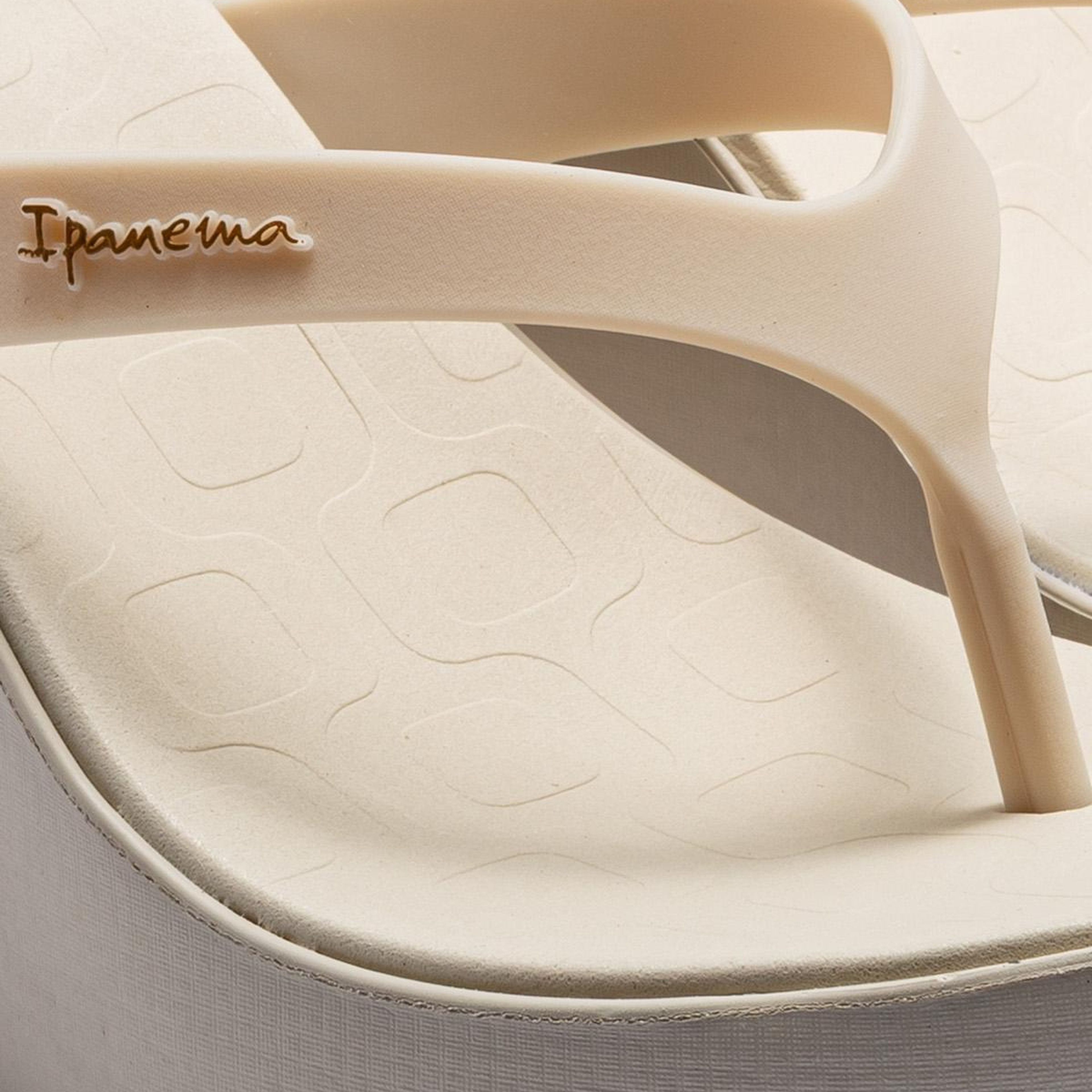 High Fashion Fem Kadın Parmak Arası Terlik Bej 35/40