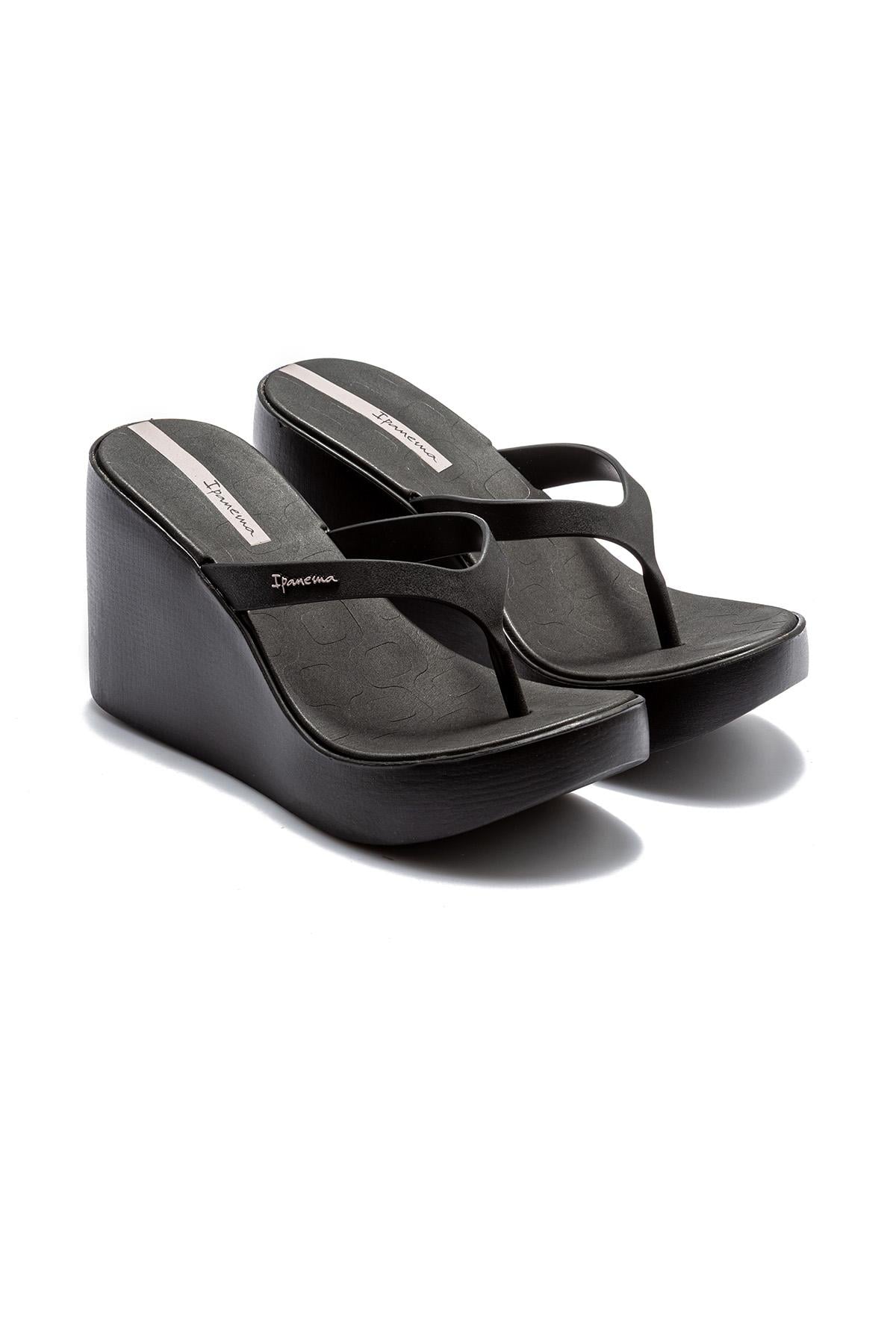 High Fashion Fem Kadın Parmak Arası Terlik Siyah 35/40