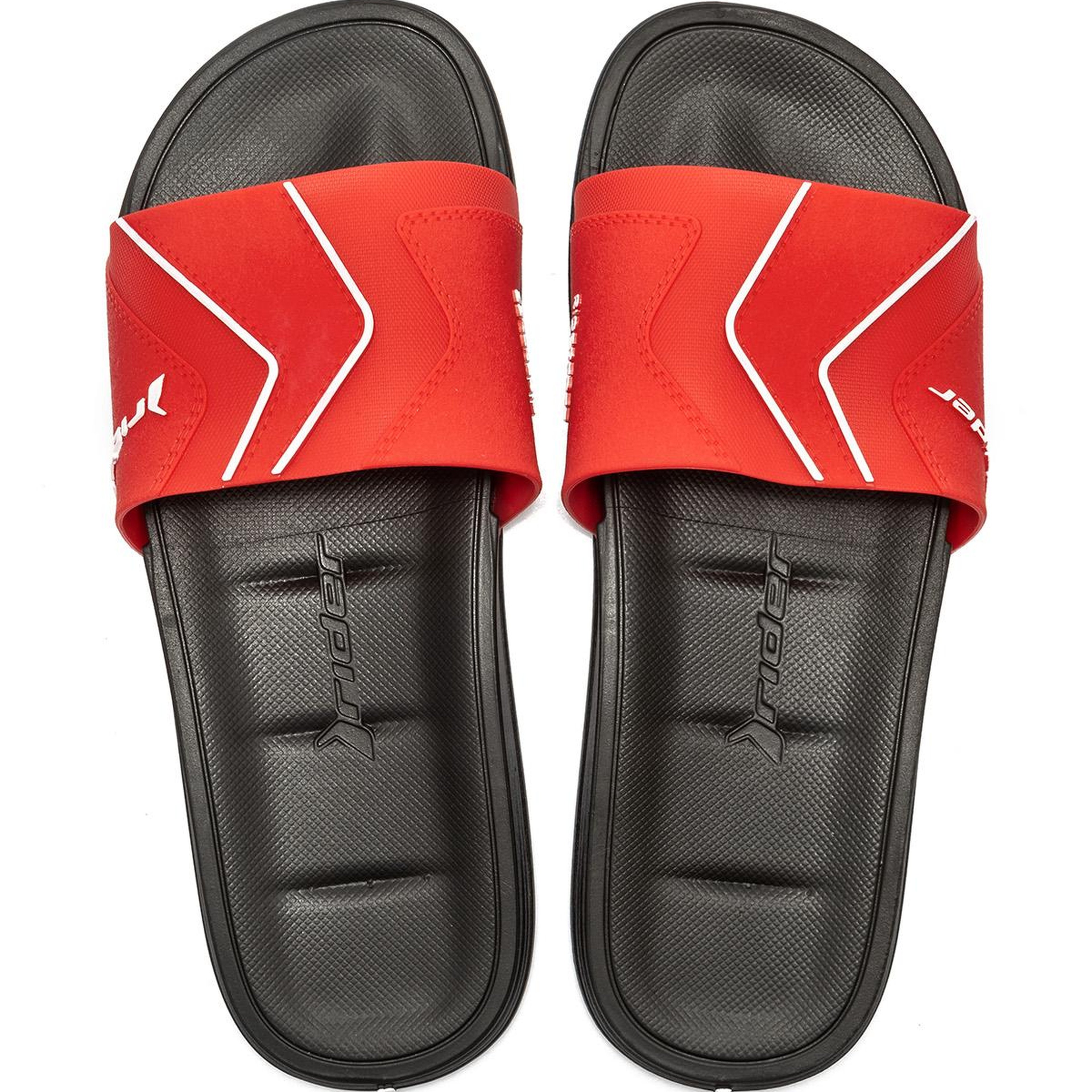 Free Slide Erkek Terlik Siyah- Kırmızı 39/46