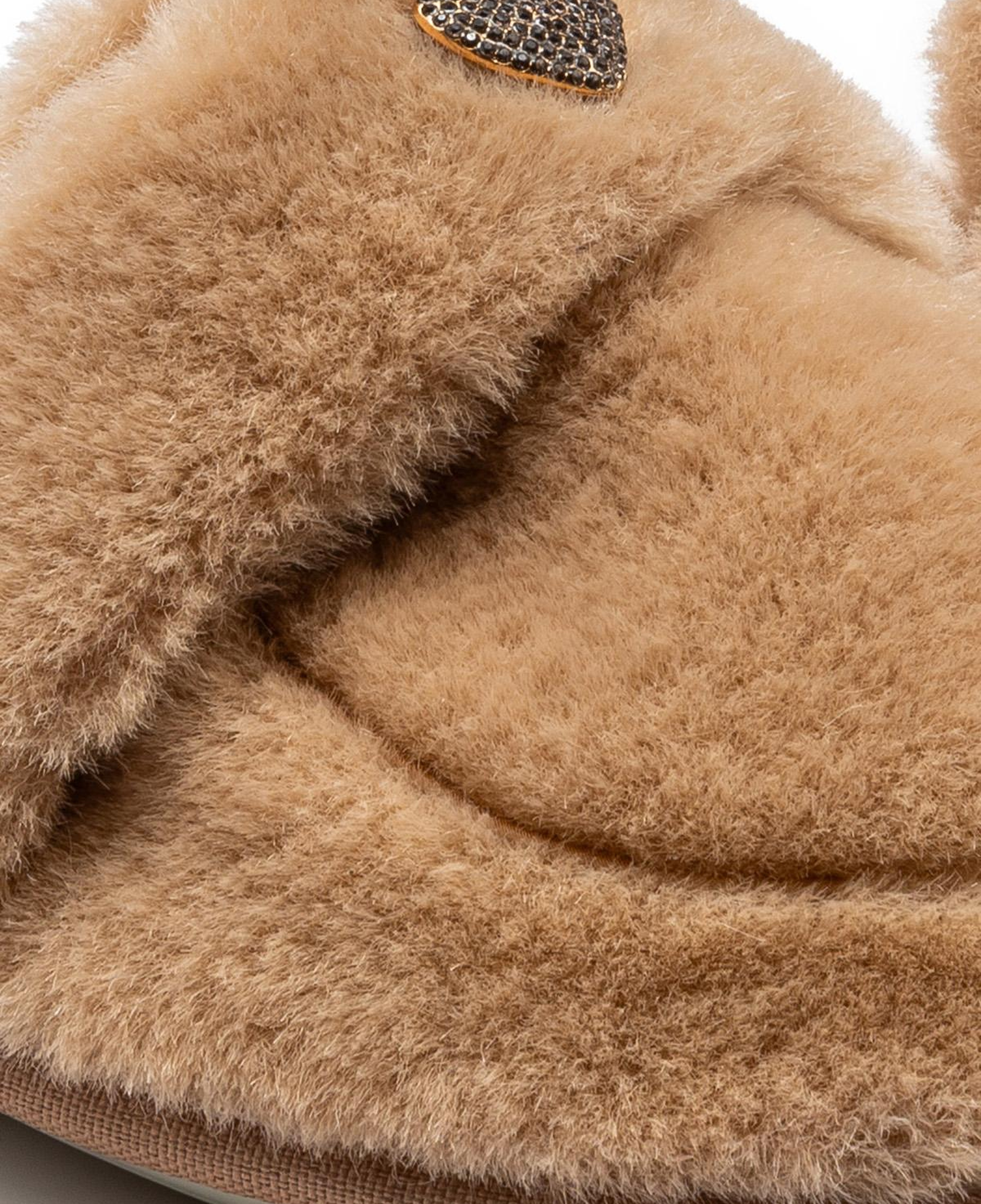Mammy Peluş Kadın Ev Terliği Bej 37/41