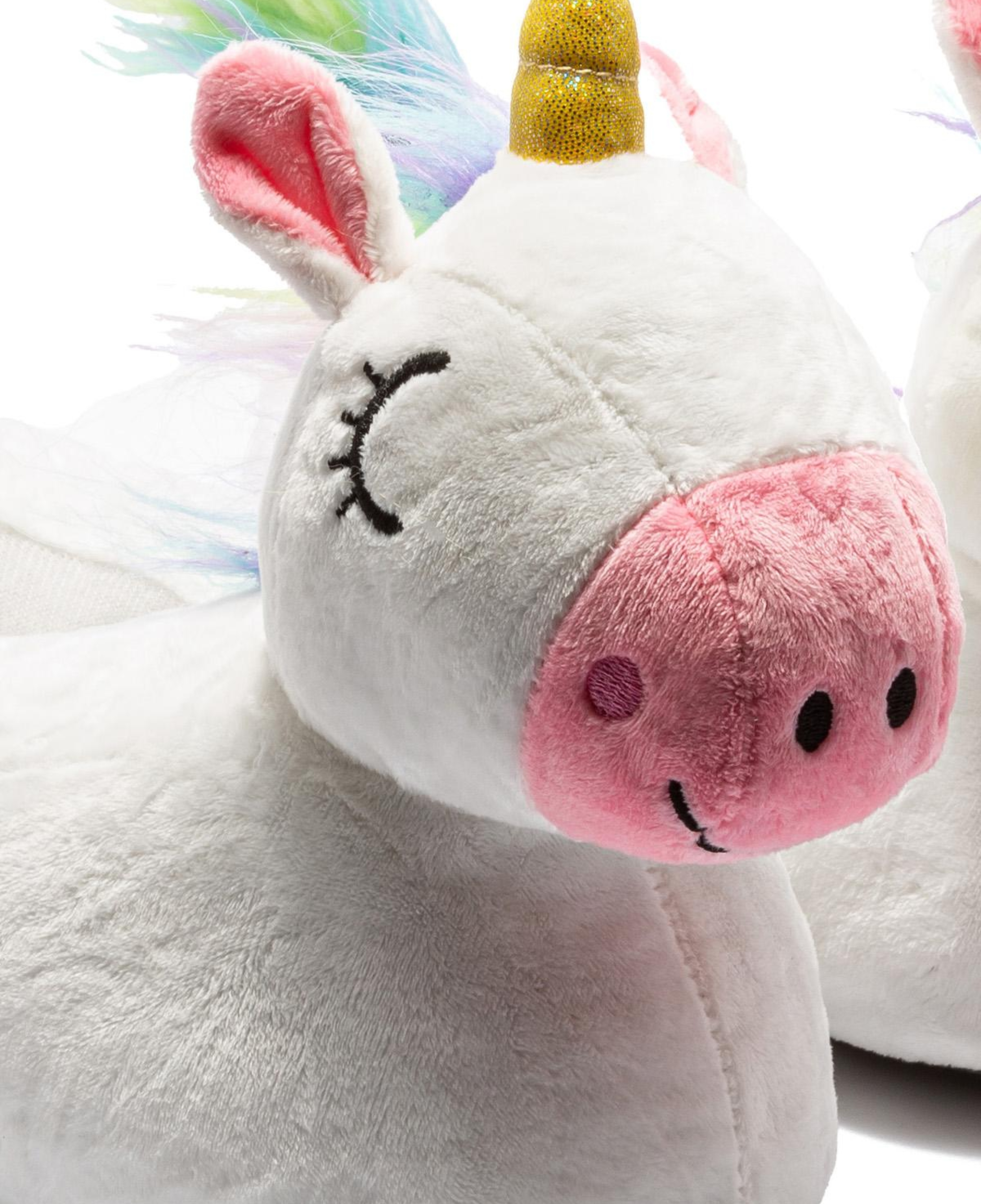 Pink Corn Kadın Hayvanlı Panduf Beyaz 36/41