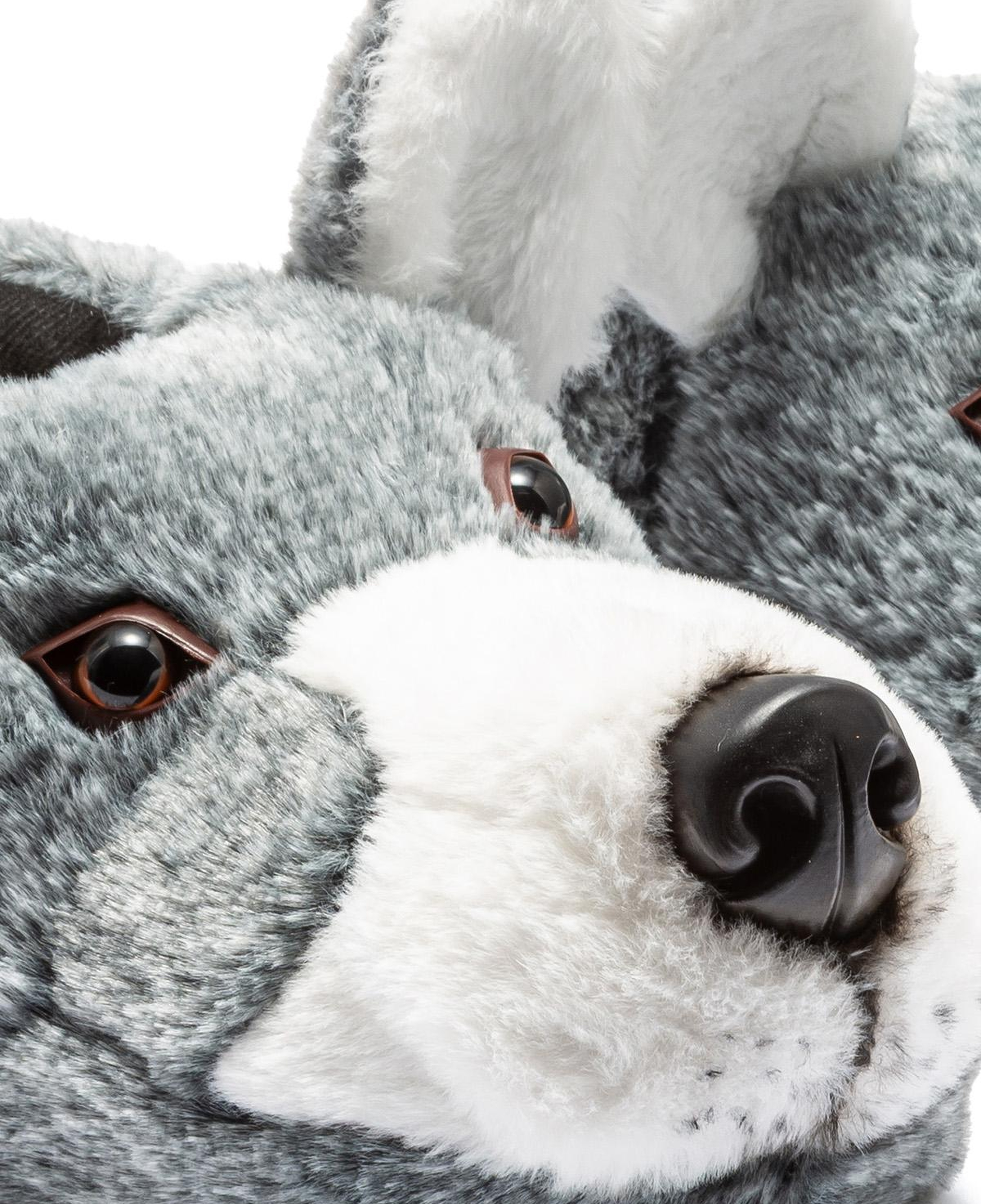 Husky Erkek Hayvanlı Panduf Gri 41/46