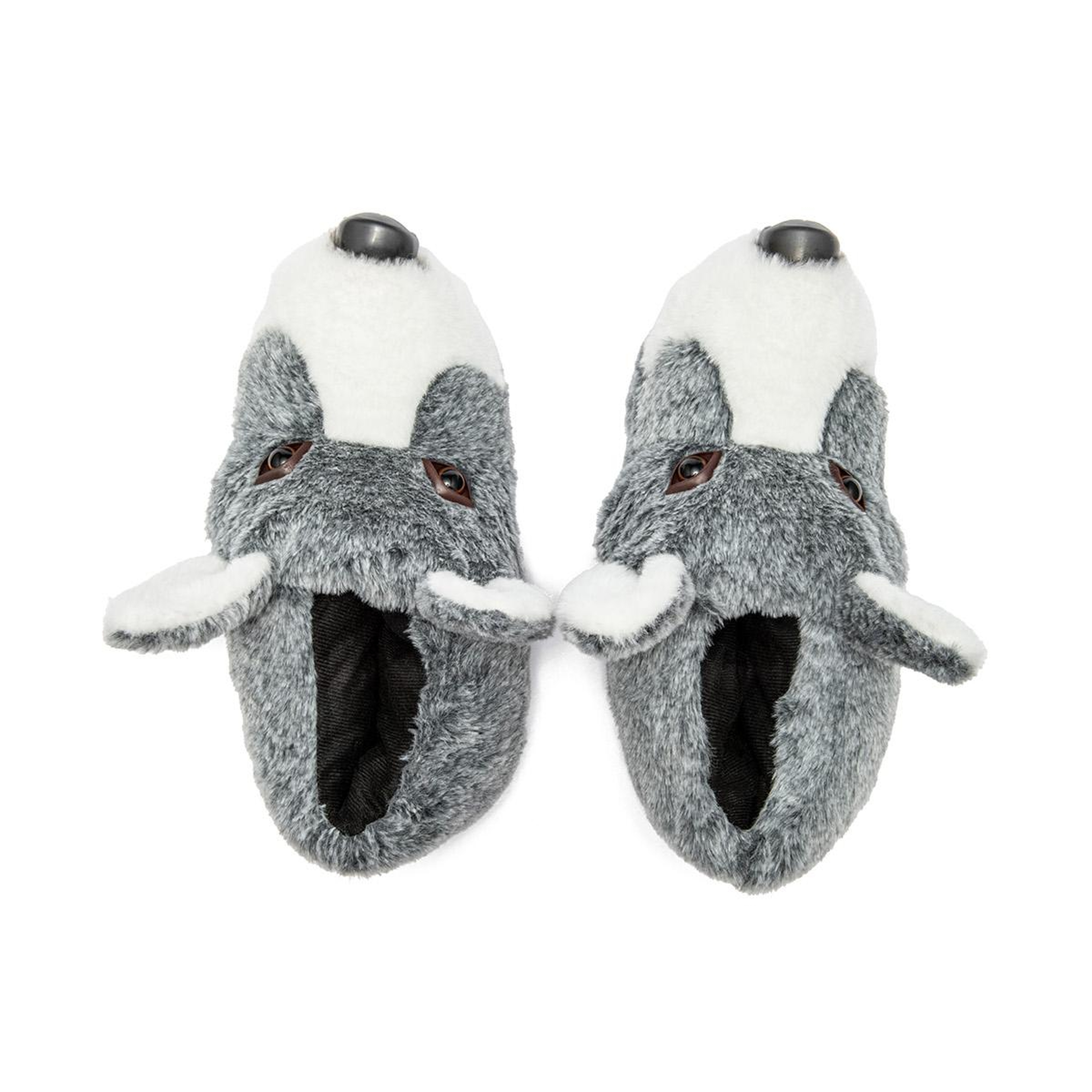 Husky Erkek Hayvanlı Panduf Gri 41/46