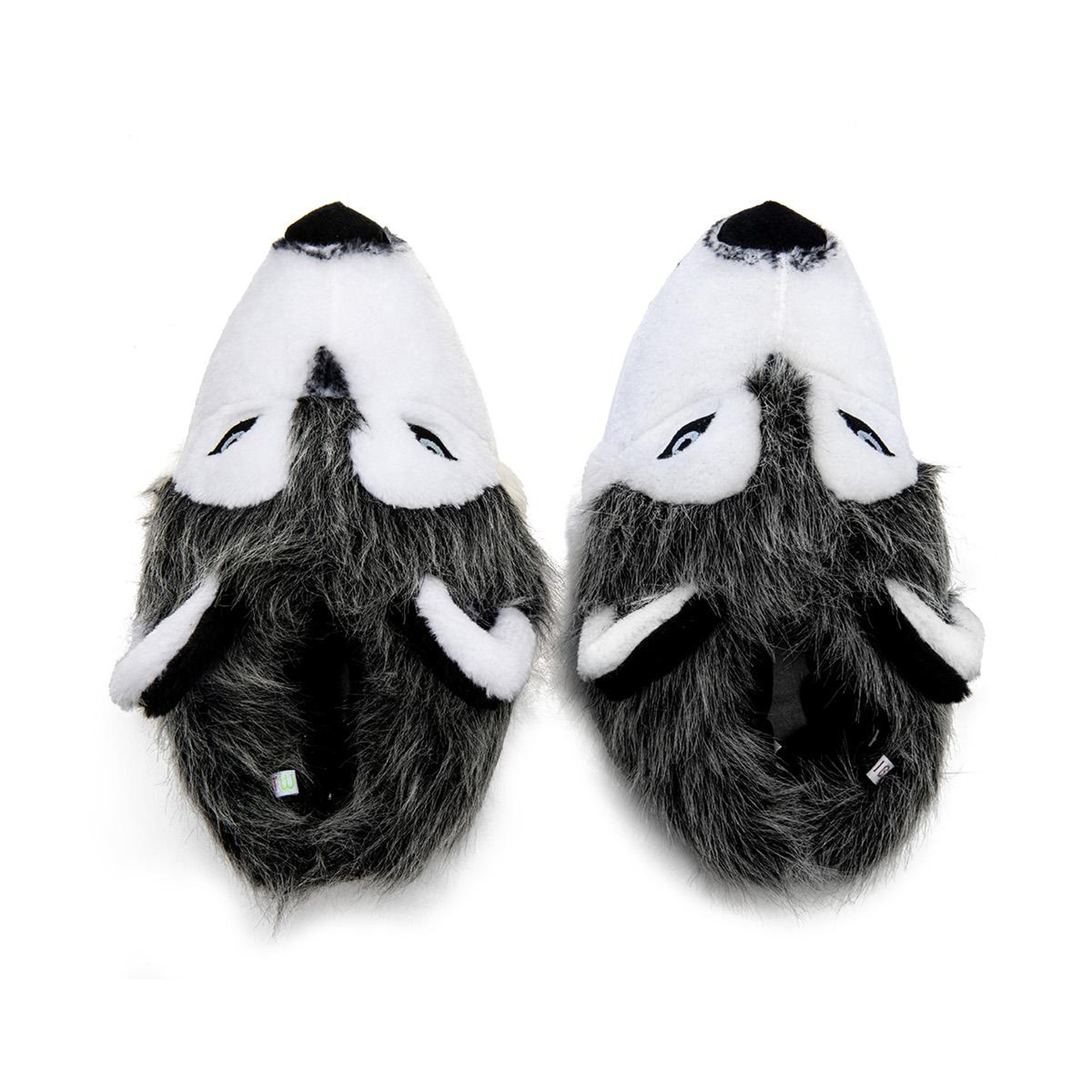 Husky Kadın, Garson Boy Hayvanlı Panduf Gri 36/41