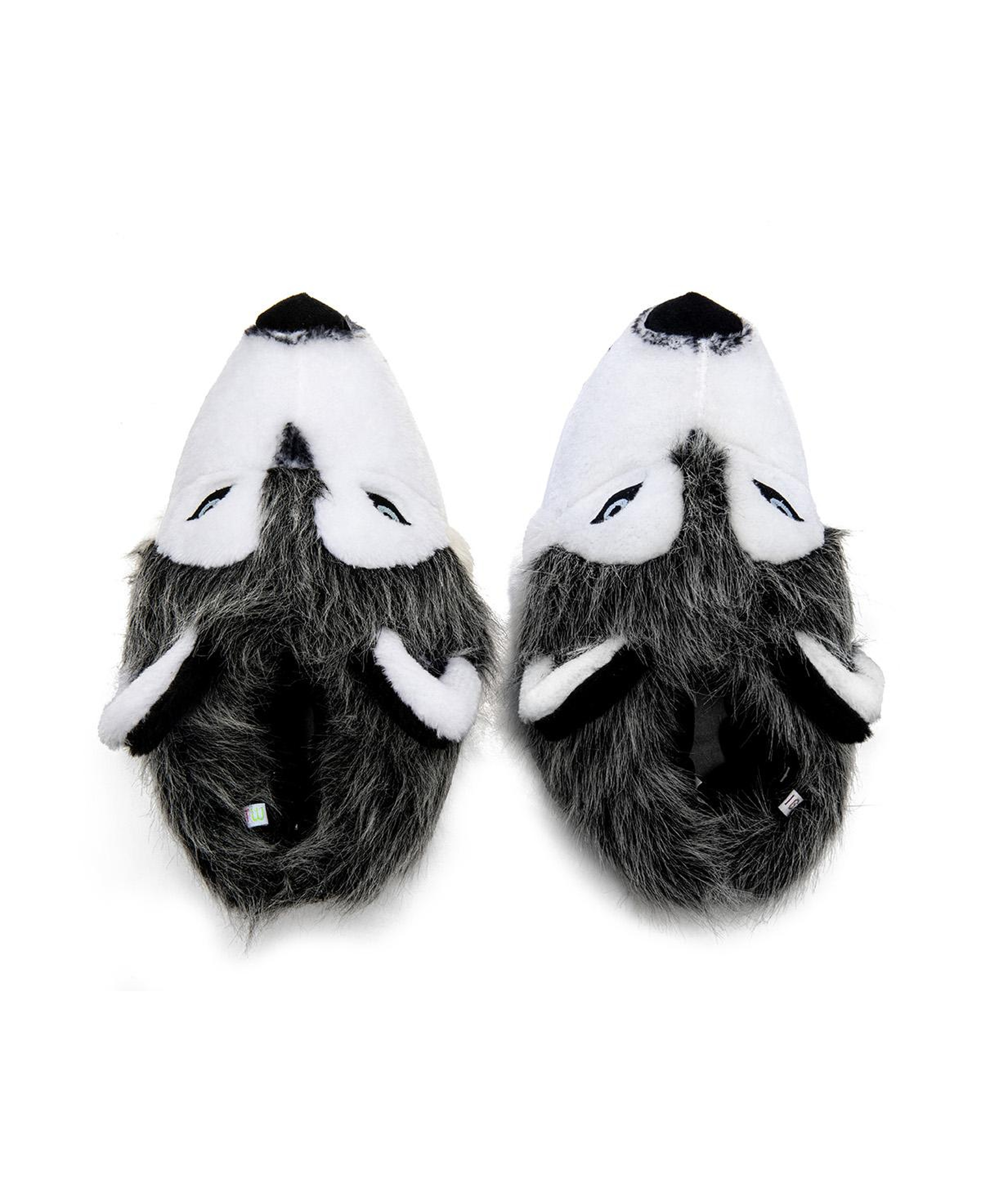 Husky Kadın, Garson Boy Hayvanlı Panduf Gri 36/41