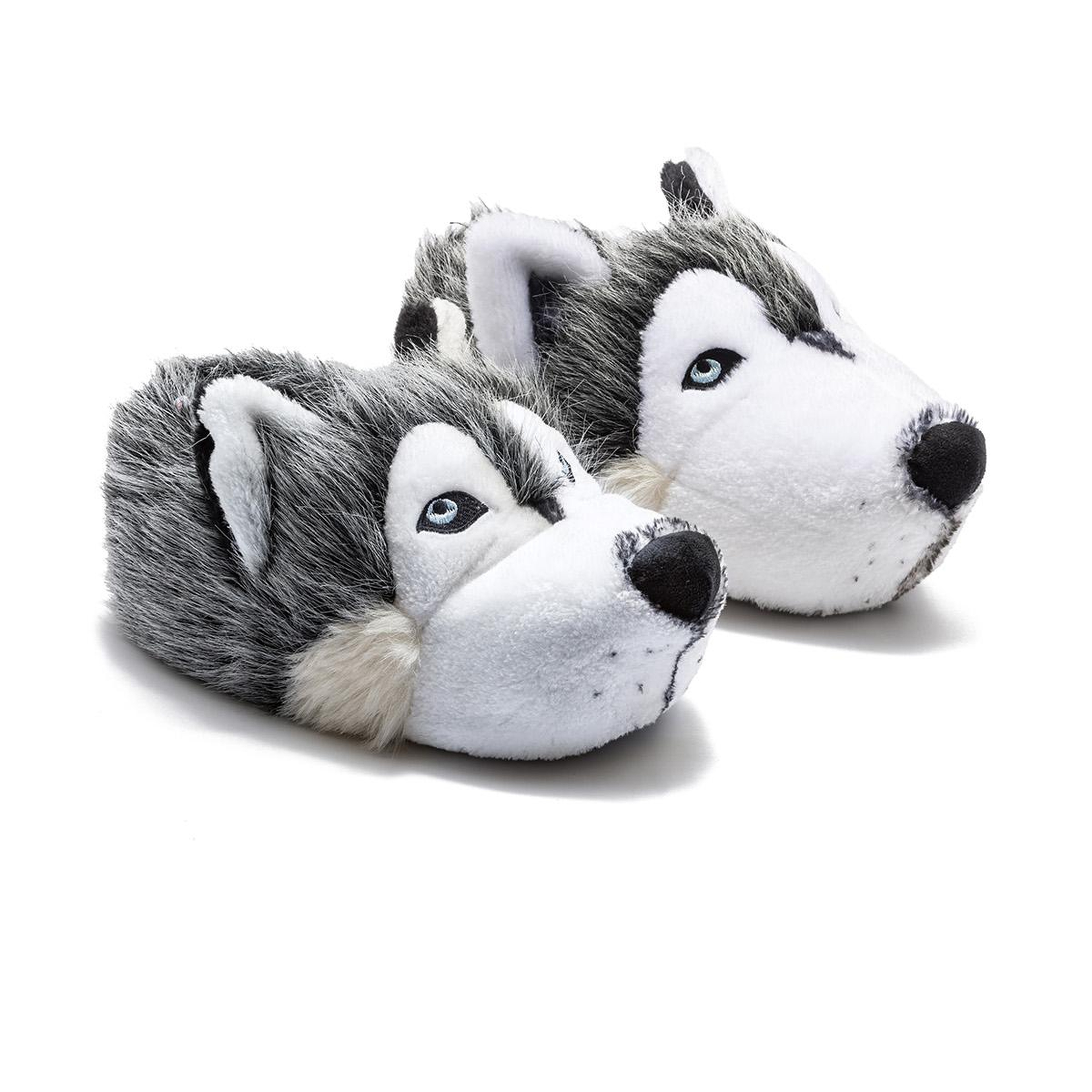 Husky Kadın, Garson Boy Hayvanlı Panduf Gri 36/41