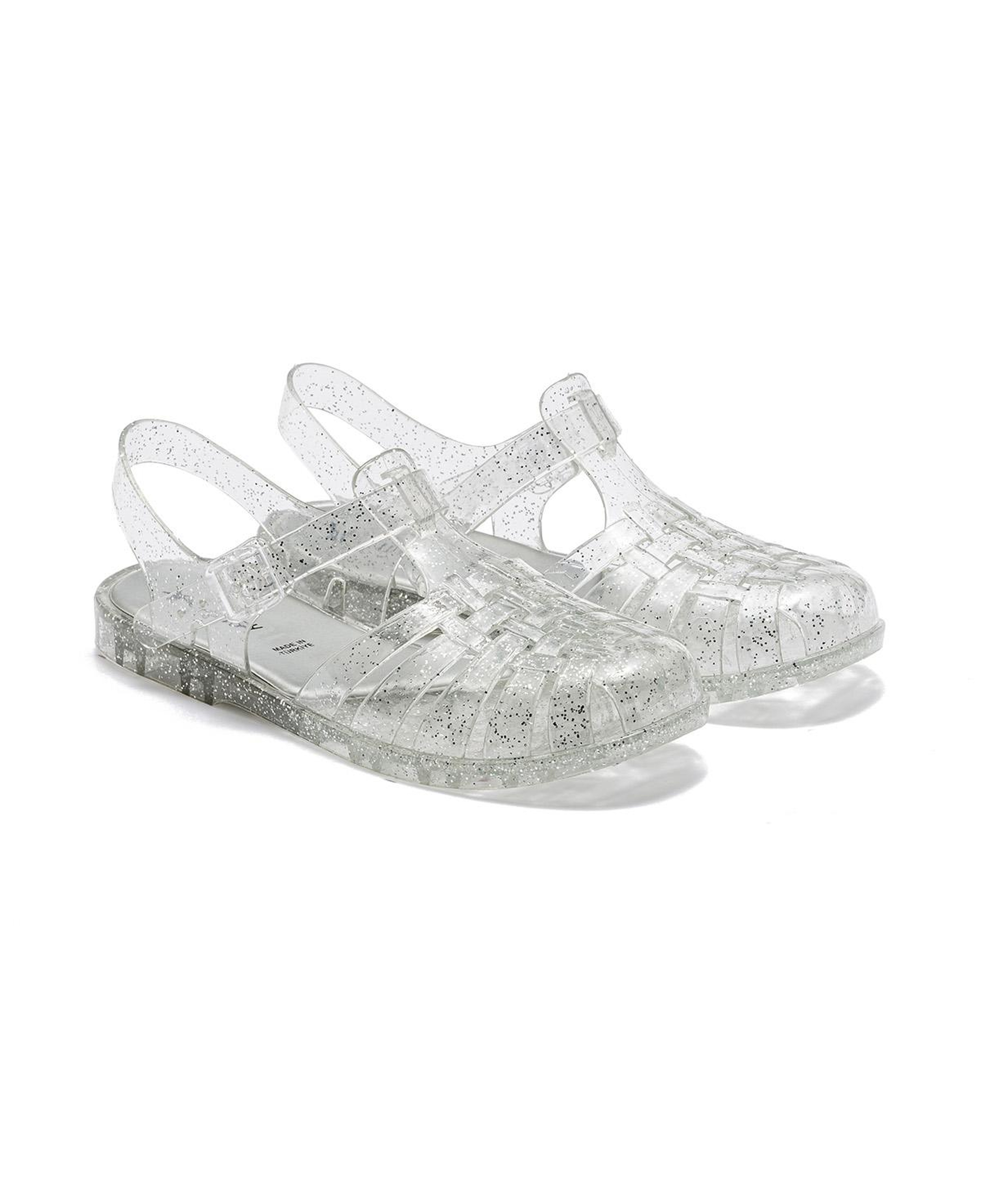 Carolina Kadın Sandalet Simli Şeffaf 36/40