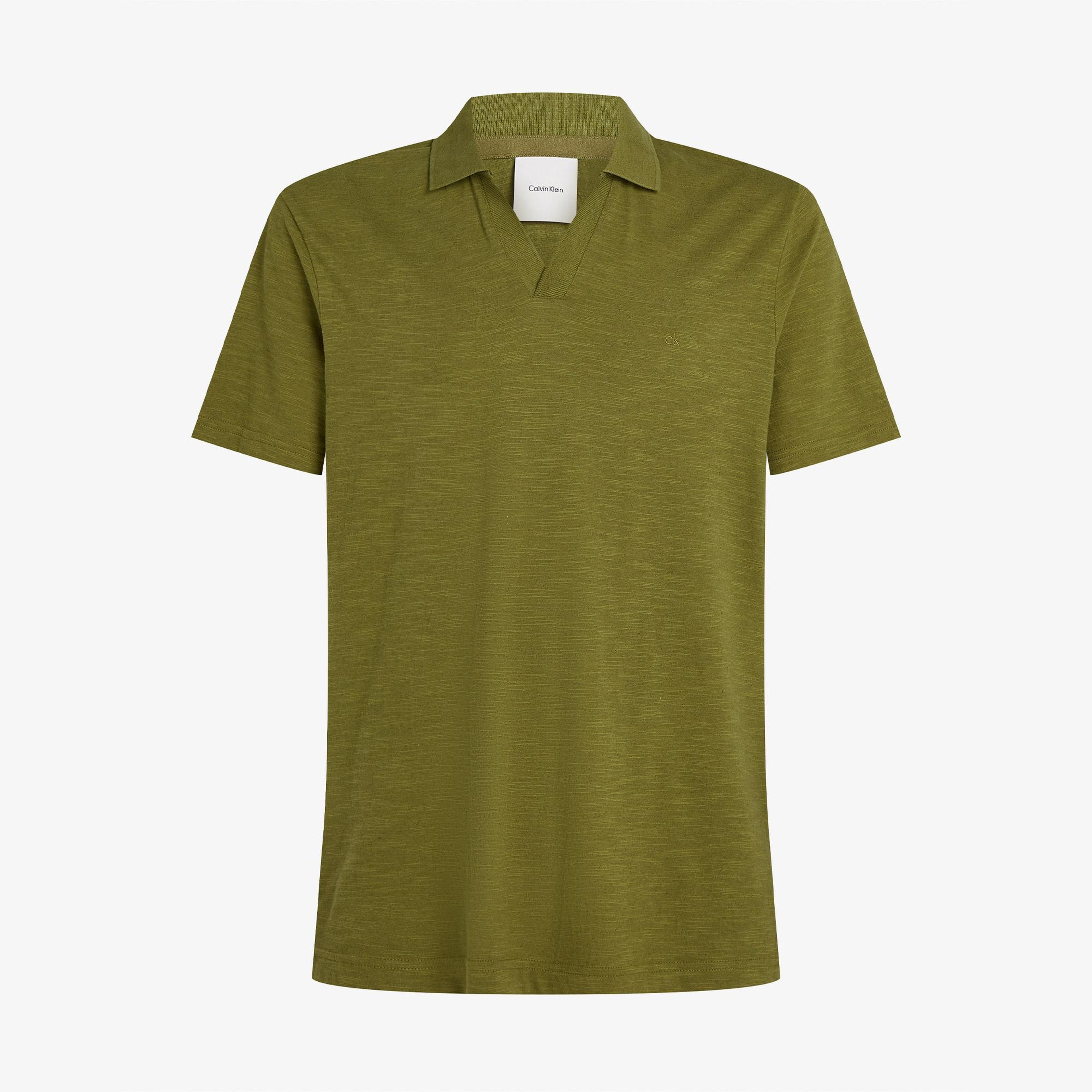 Calvin Klein Erkek Yeşil Polo