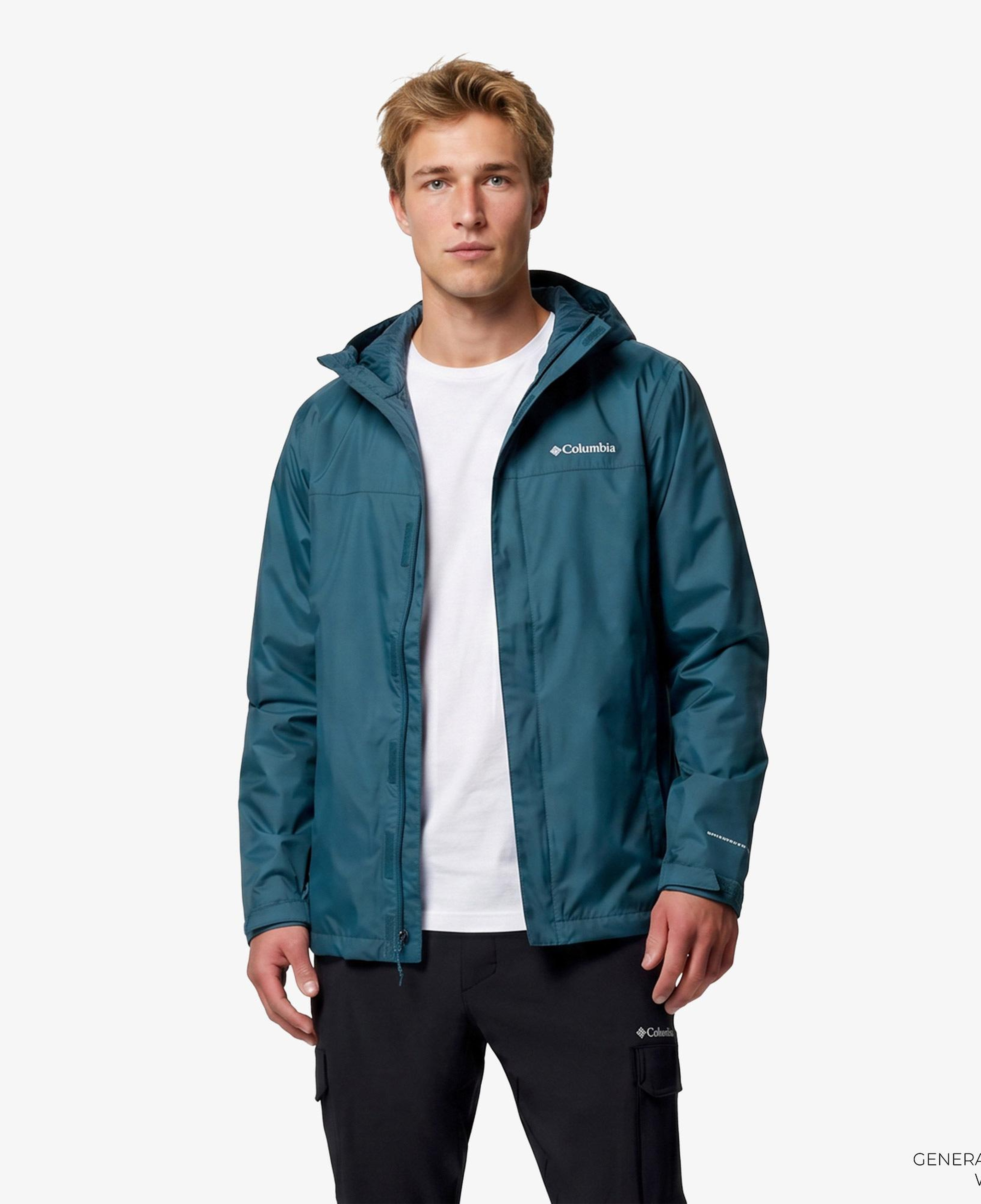 Columbia Watertight II Erkek Mavi Yağmurluk