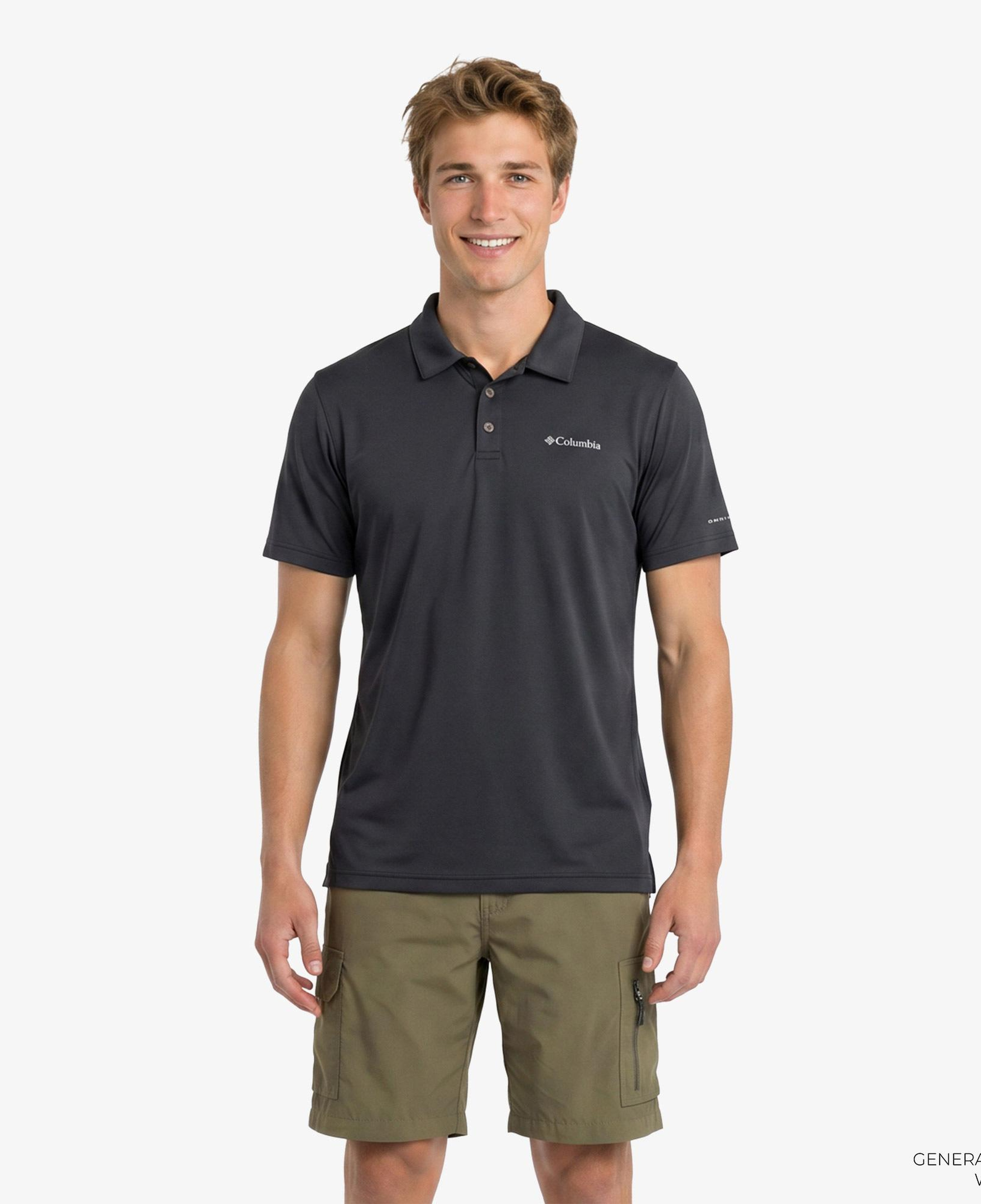 Columbia Tech Trail Utility Erkek Siyah Polo