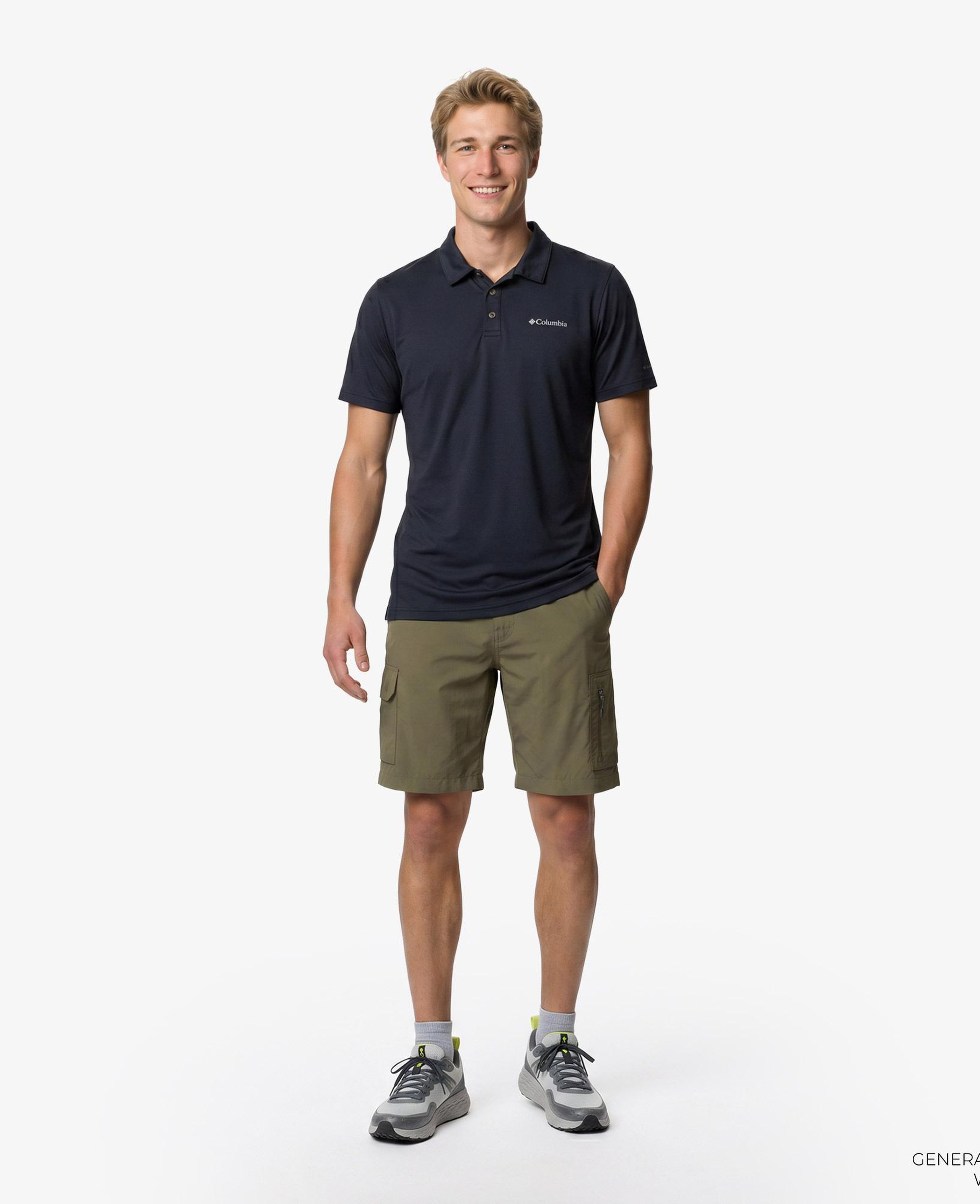 Columbia Tech Trail Utility Erkek Siyah Polo