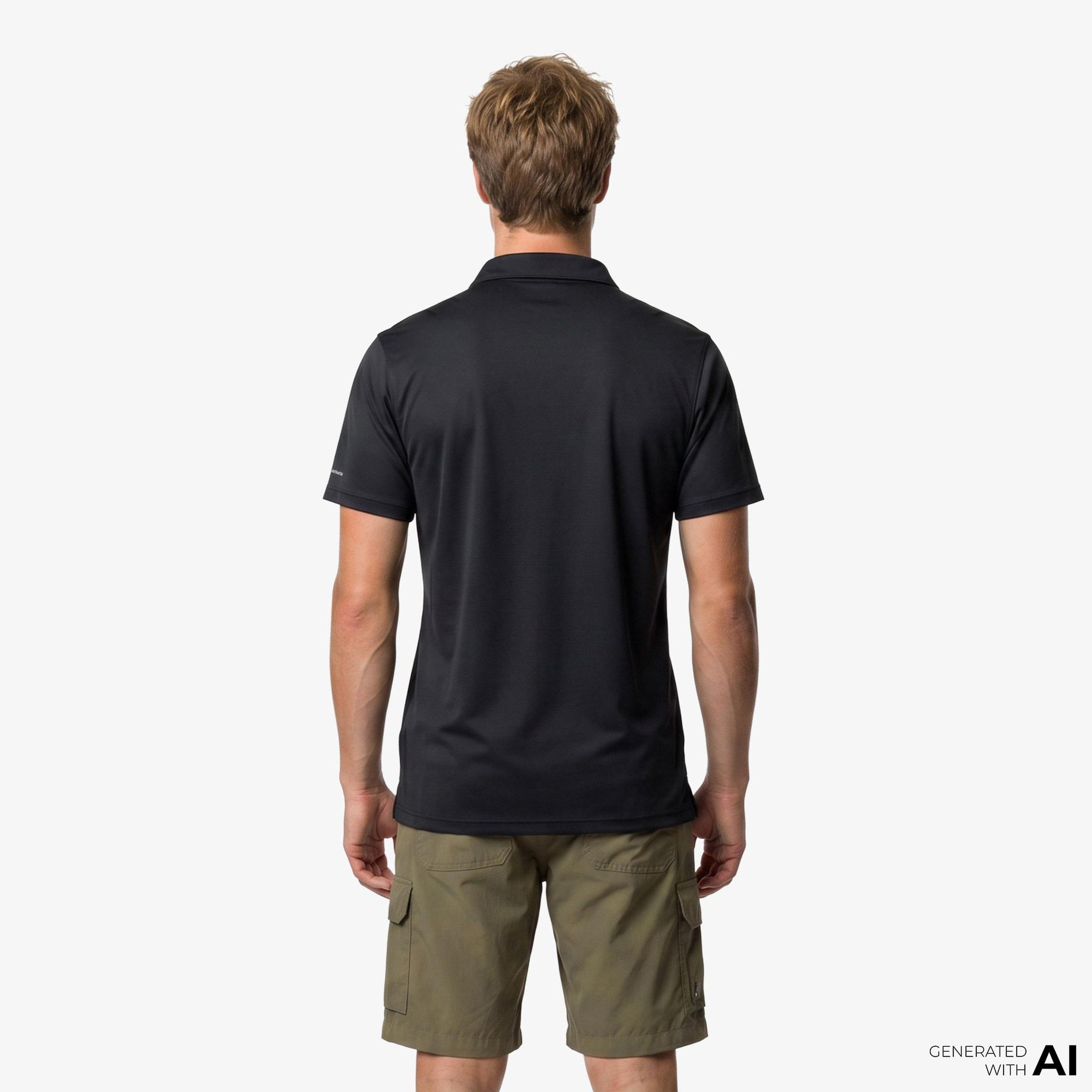 Columbia Tech Trail Utility Erkek Siyah Polo