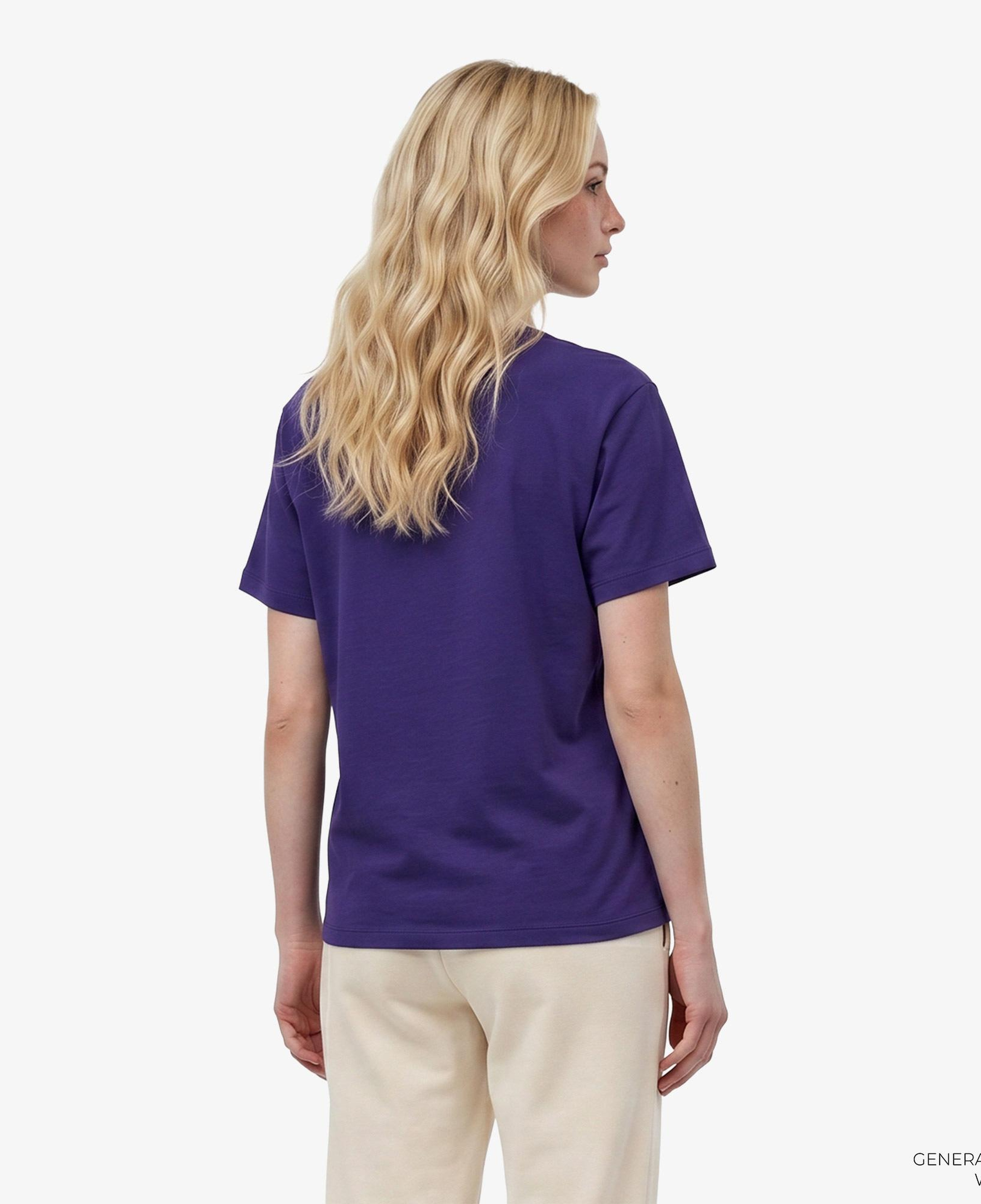 Columbia Stacked Mini Gem Logo Kadın Mor T-Shirt