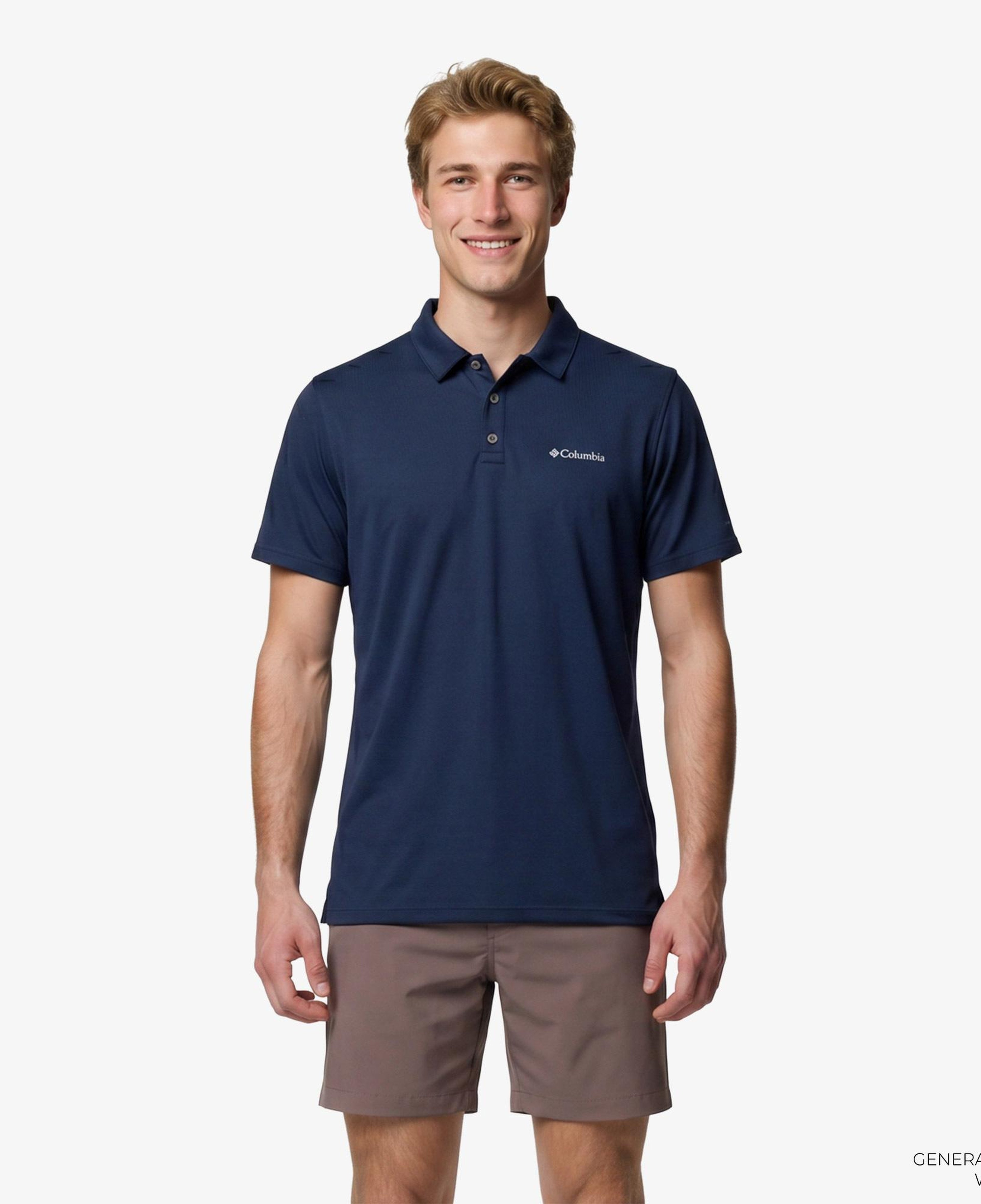 Columbia Tech Trail Utility Erkek Lacivert Polo