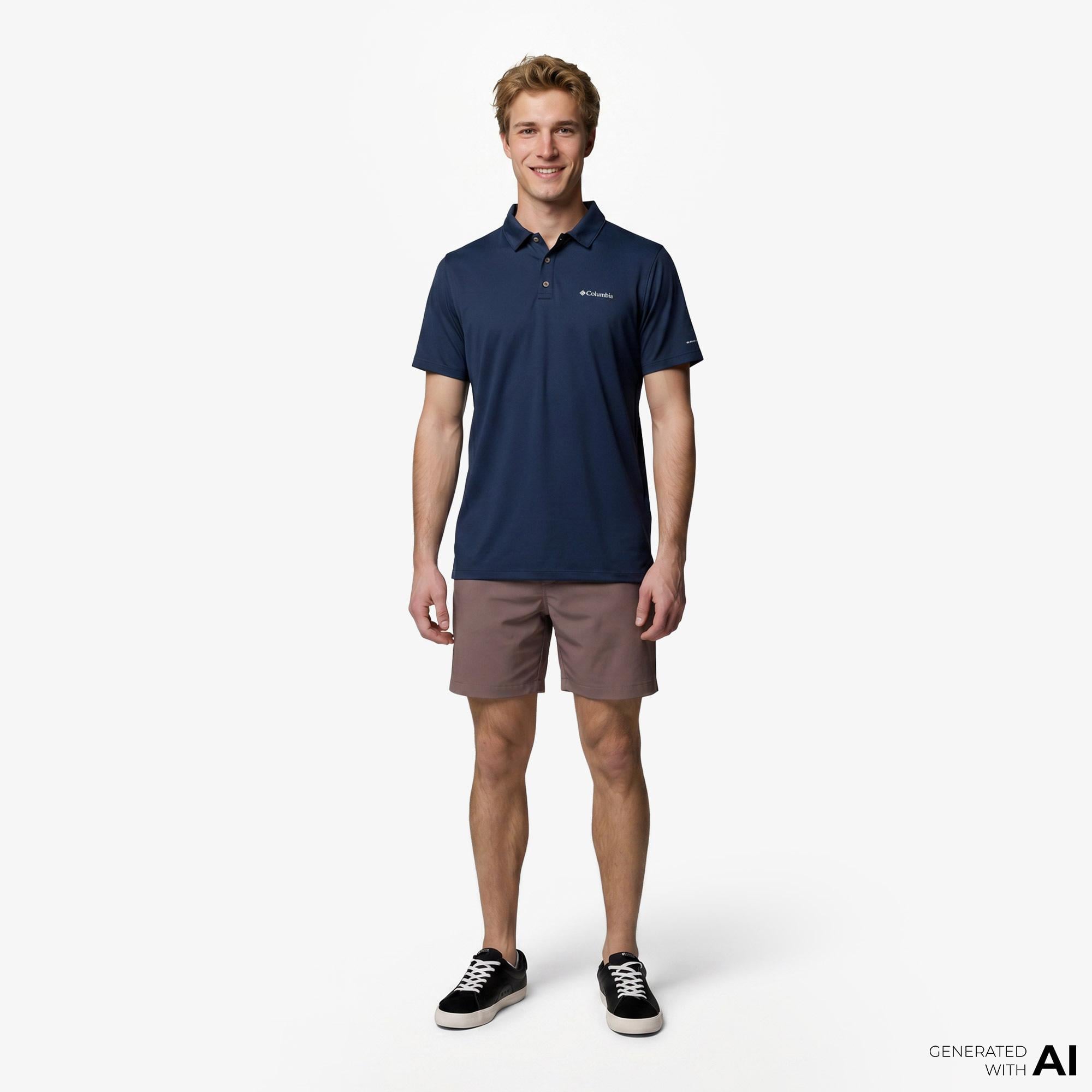 Columbia Tech Trail Utility Erkek Lacivert Polo