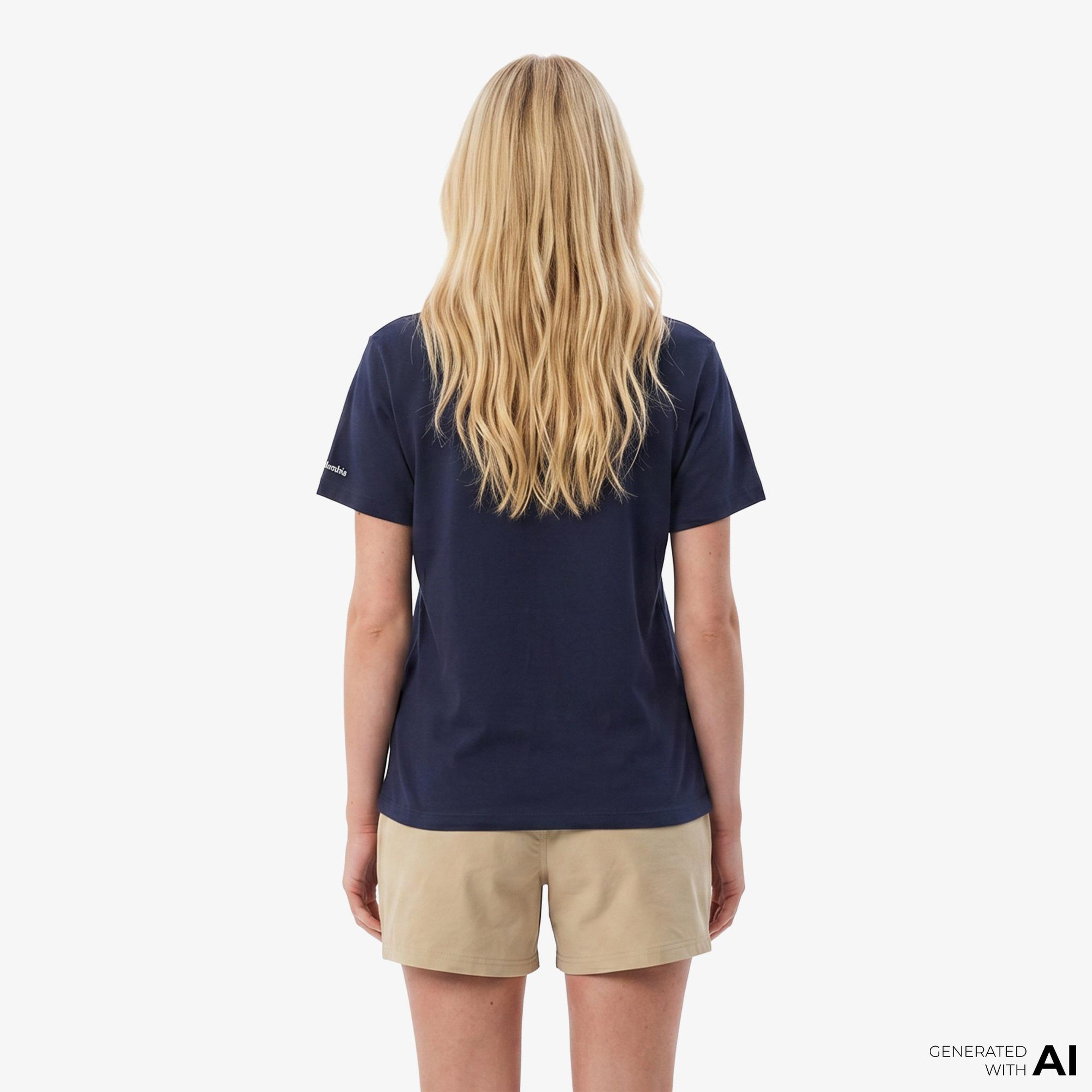 Columbia North Cascades Relaxed Kadın Lacivert T-Shirt