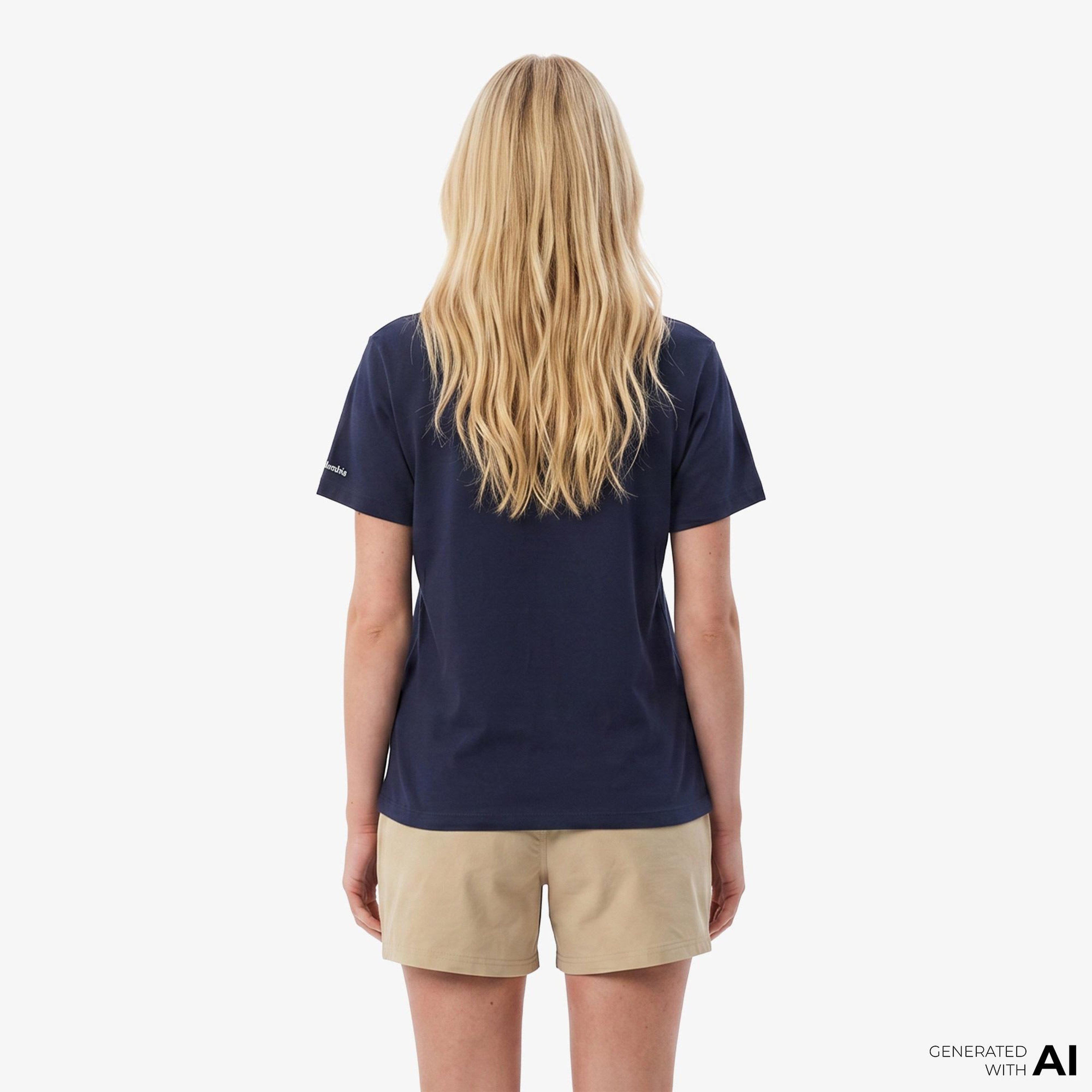 Columbia North Cascades Relaxed Kadın Lacivert T-Shirt