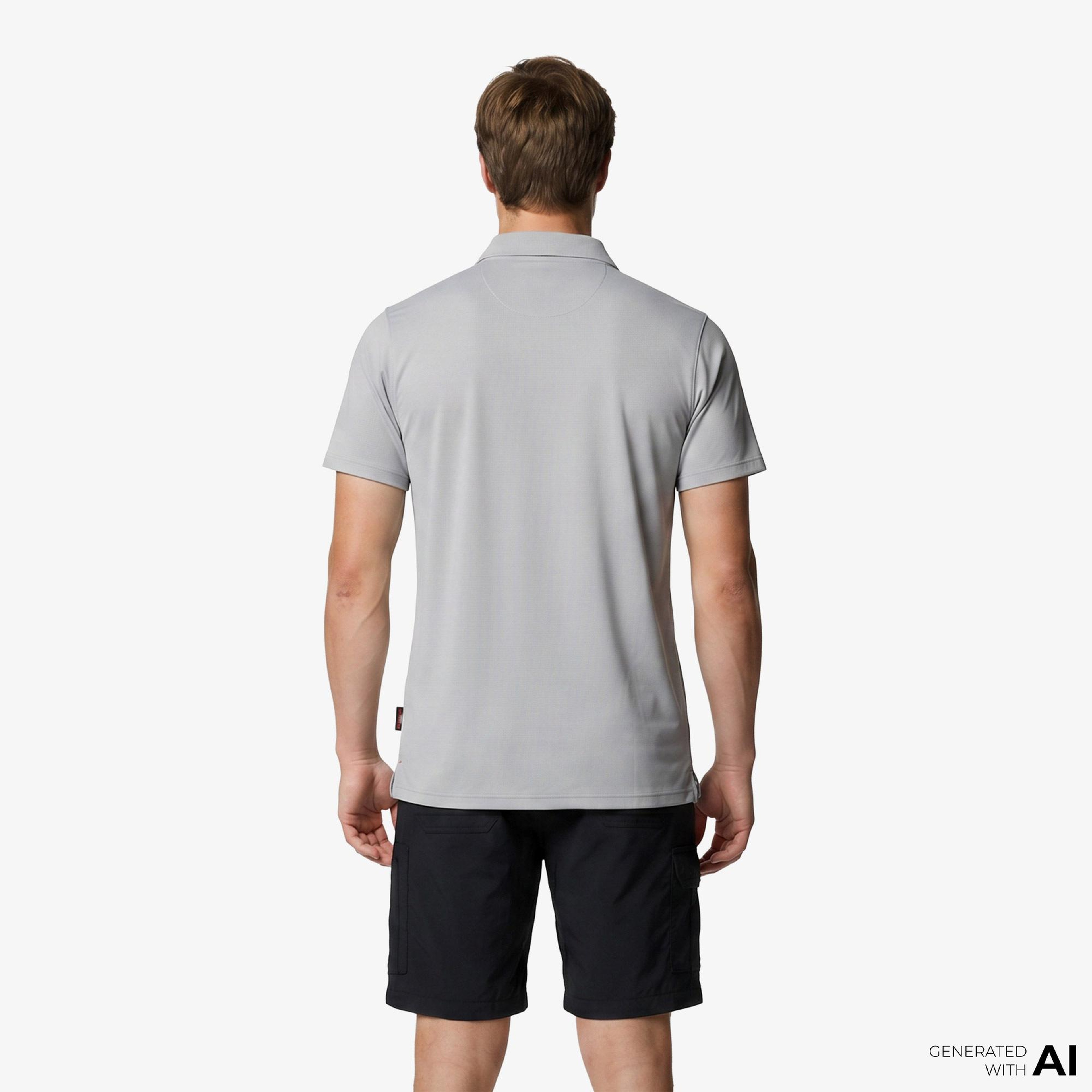 Columbia Tech Trail Utility Erkek Gri Polo